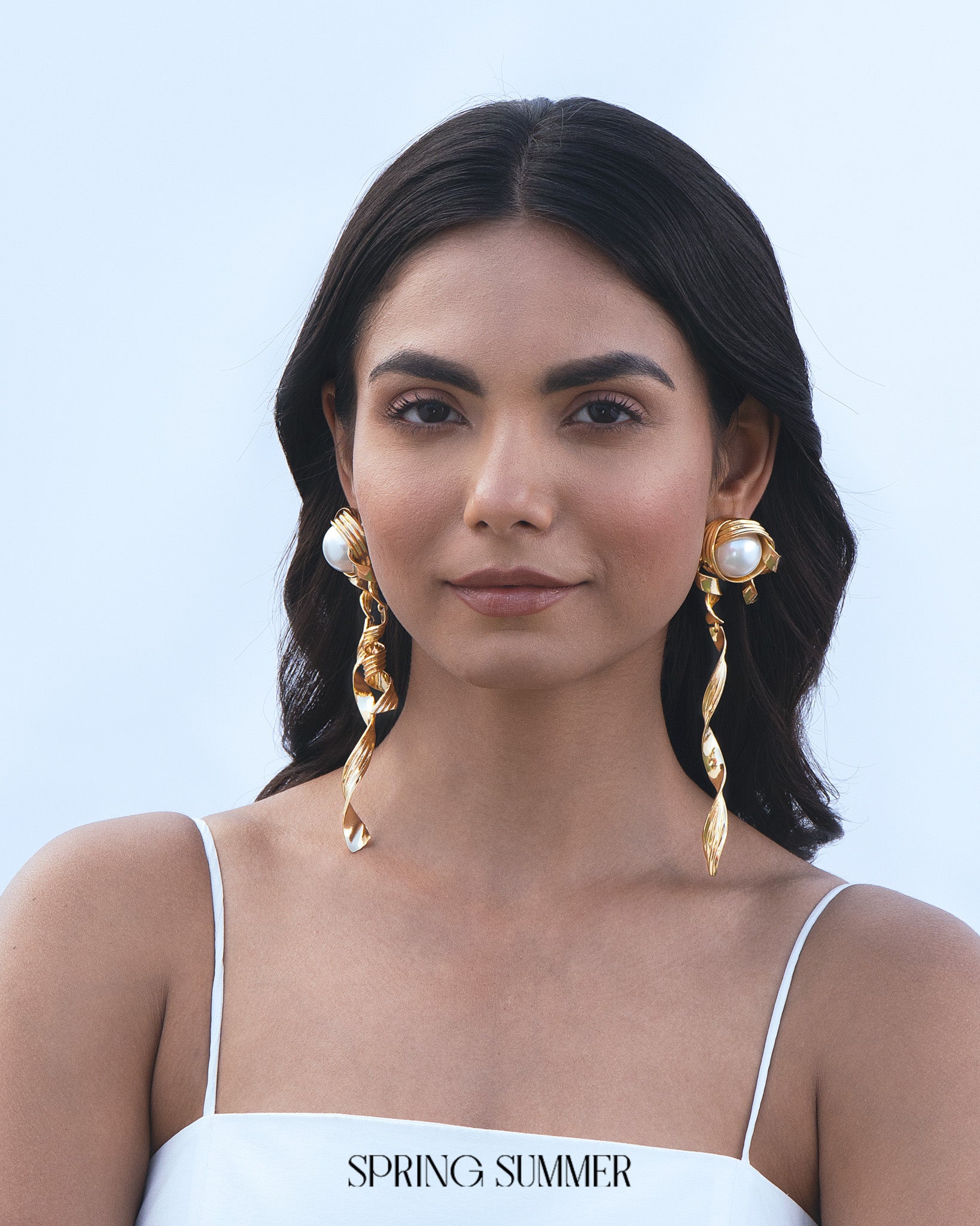 Twiddle Pearl Earrings