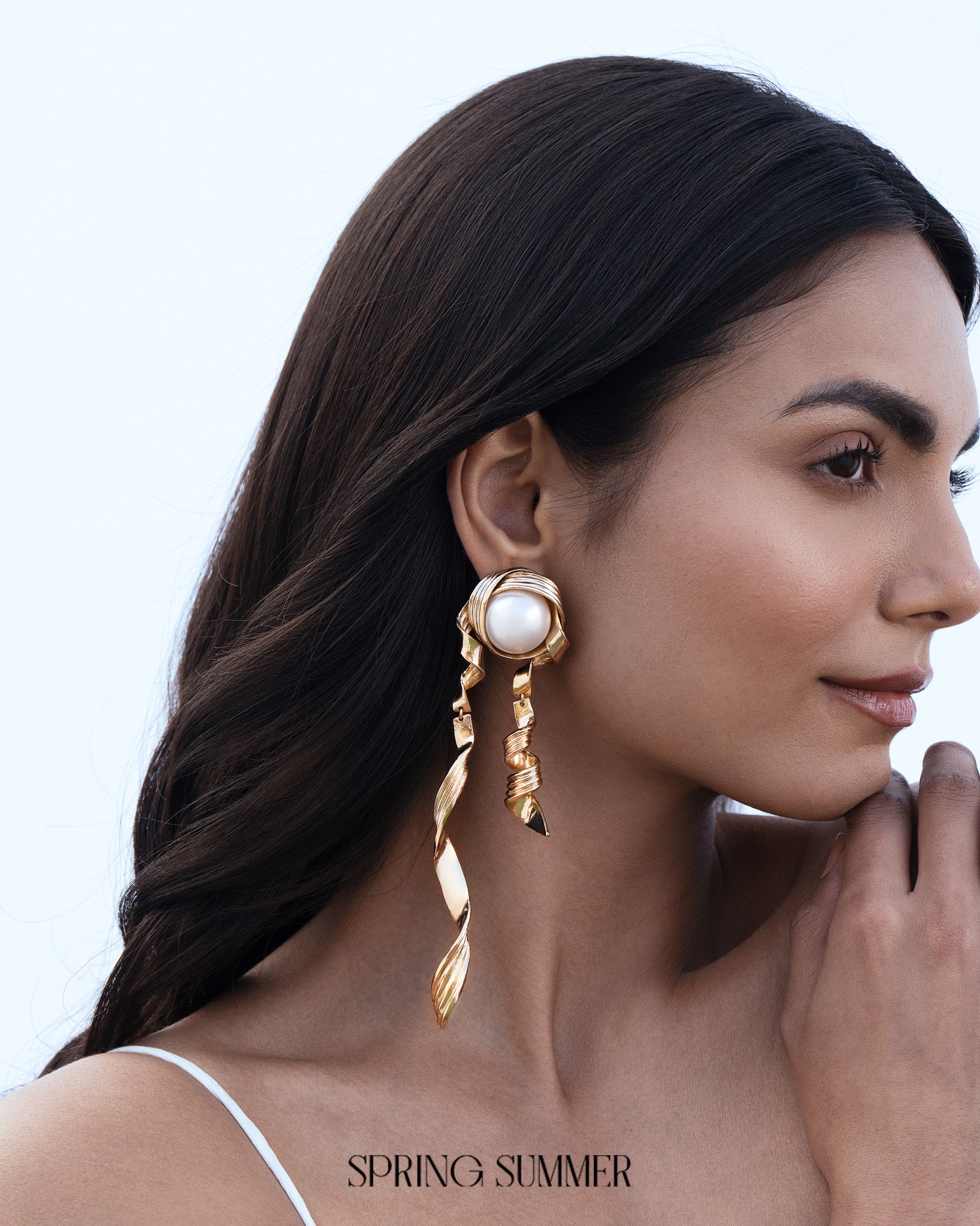 Twiddle Pearl Earrings