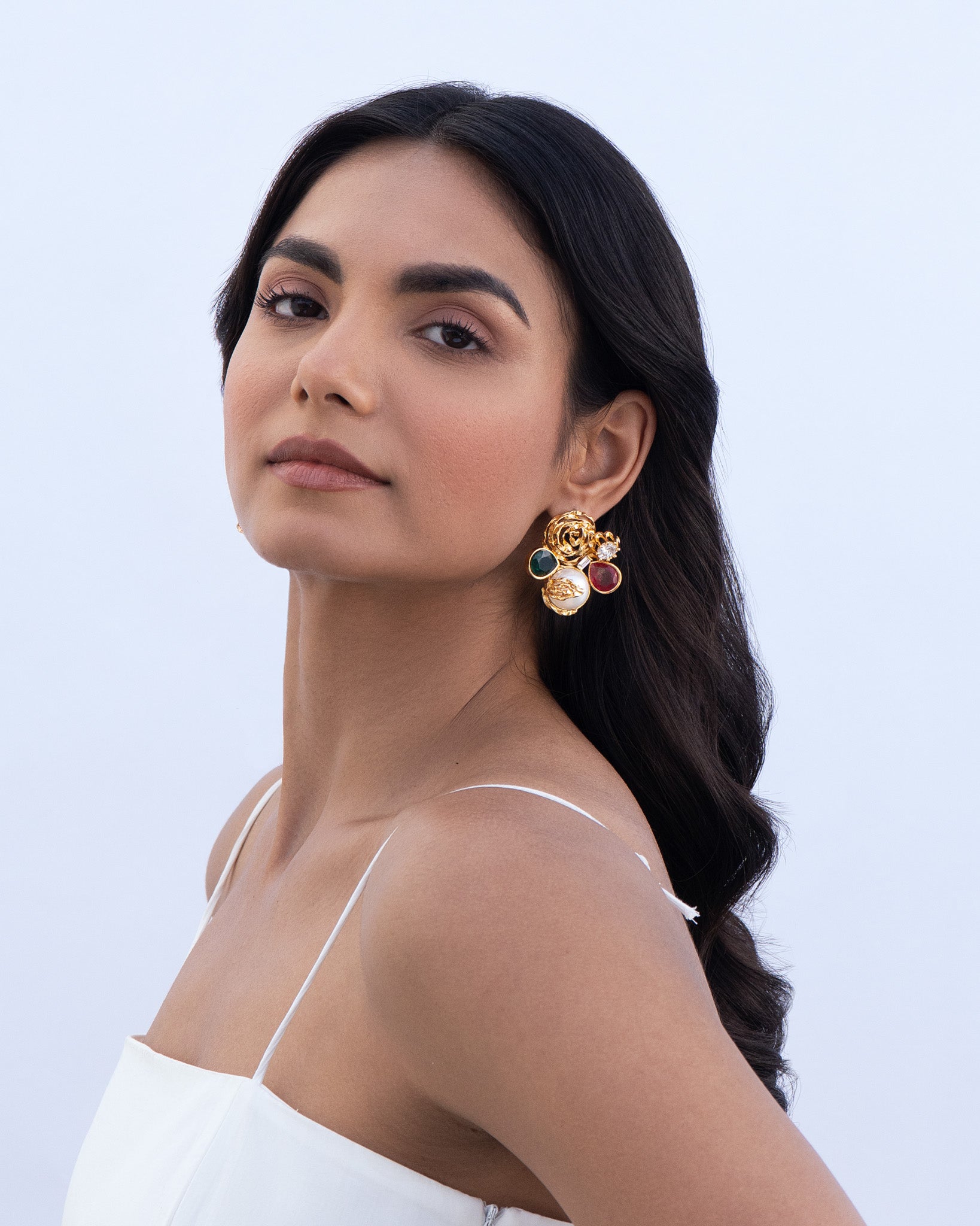 Not Your Rose Gemstone Studs