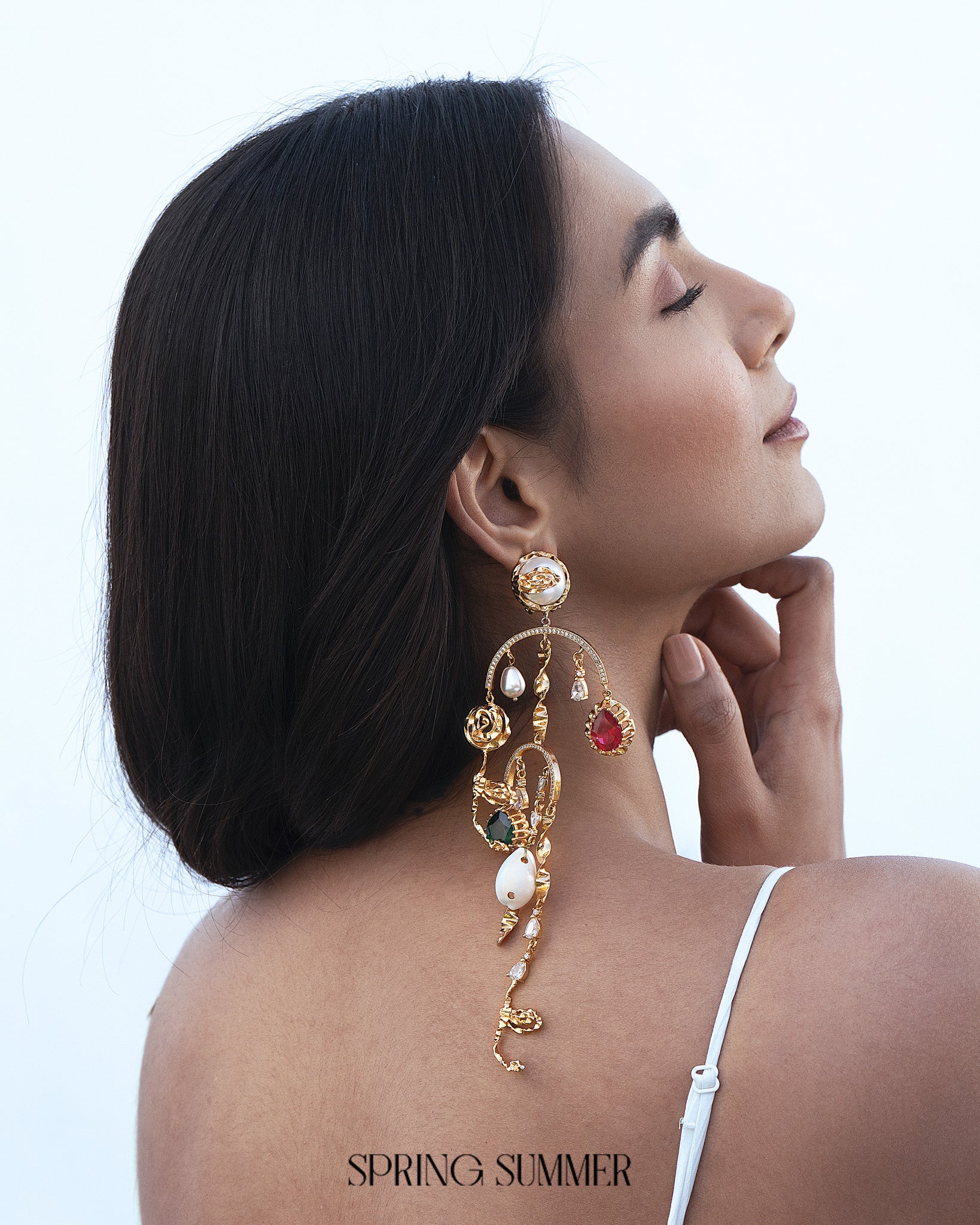 Not Your Rose Gemstone Shoulder Grazers