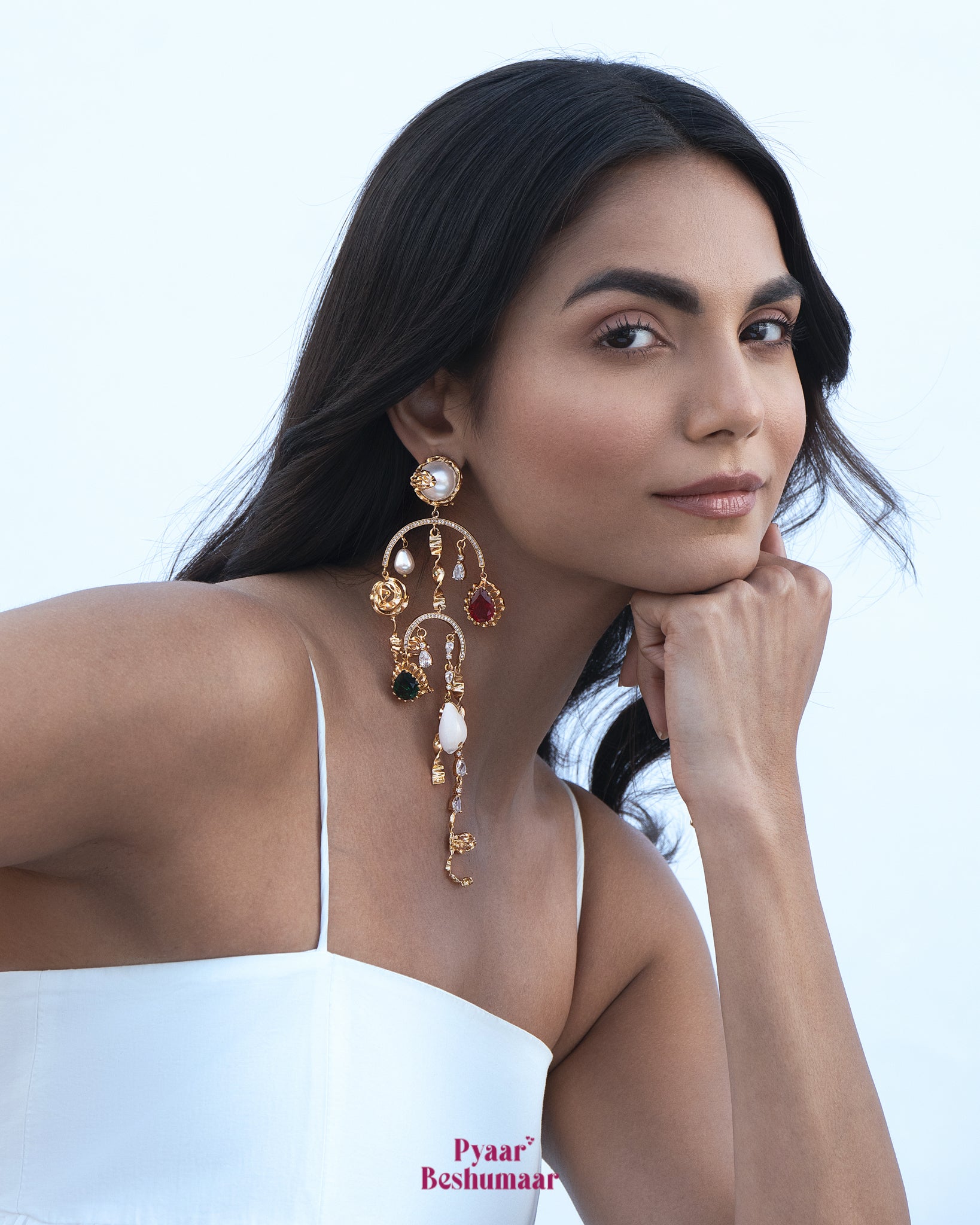 Not Your Rose Gemstone Shoulder Grazers