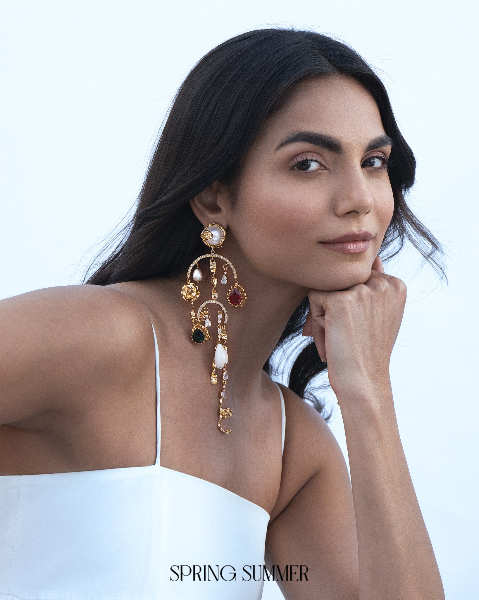 Not Your Rose Gemstone Shoulder Grazers