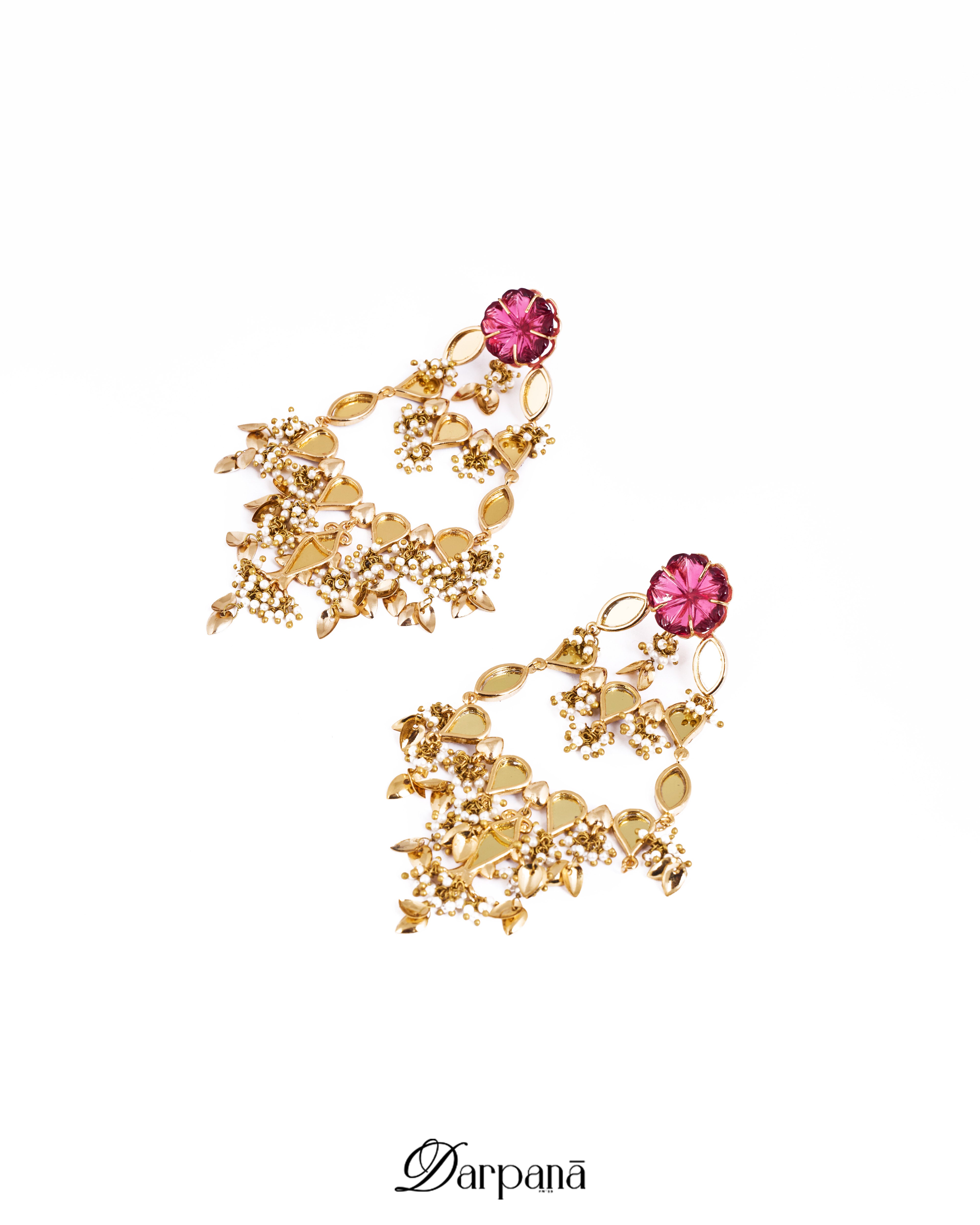 Sheeshmahal Passa Earrings