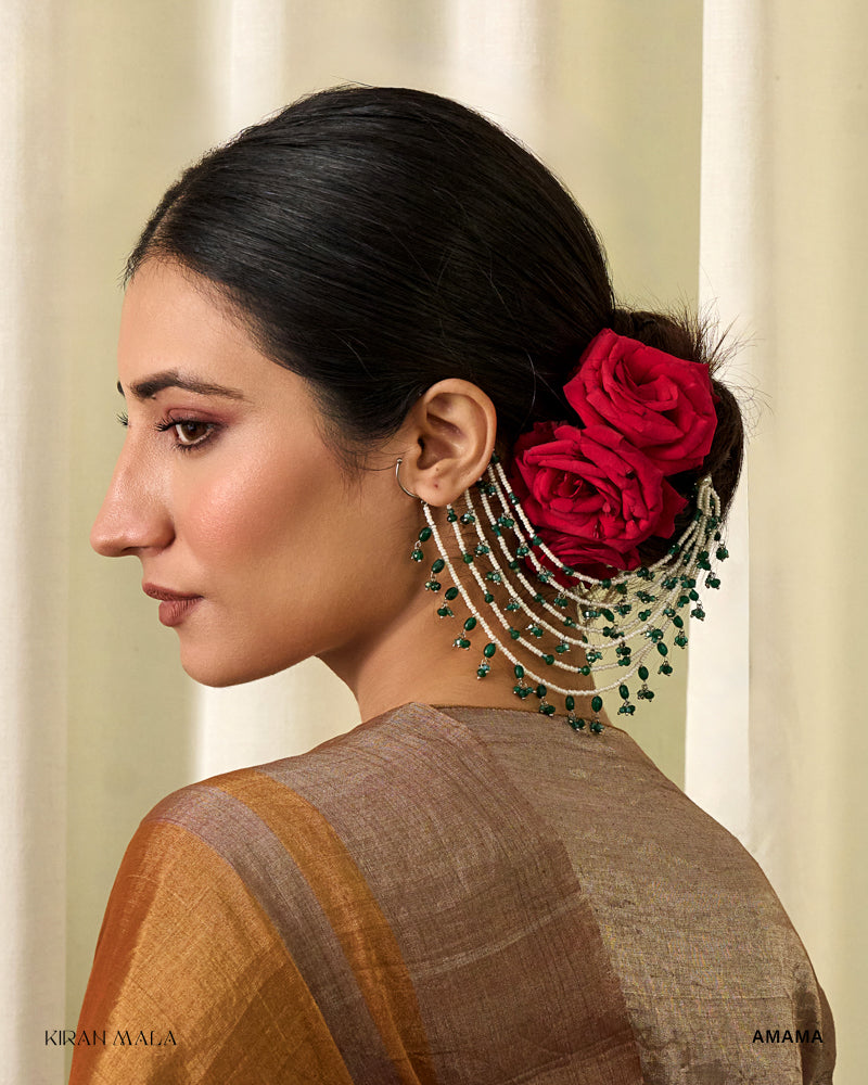 Charbagh Sahara in Green Onyx (Set of 2)