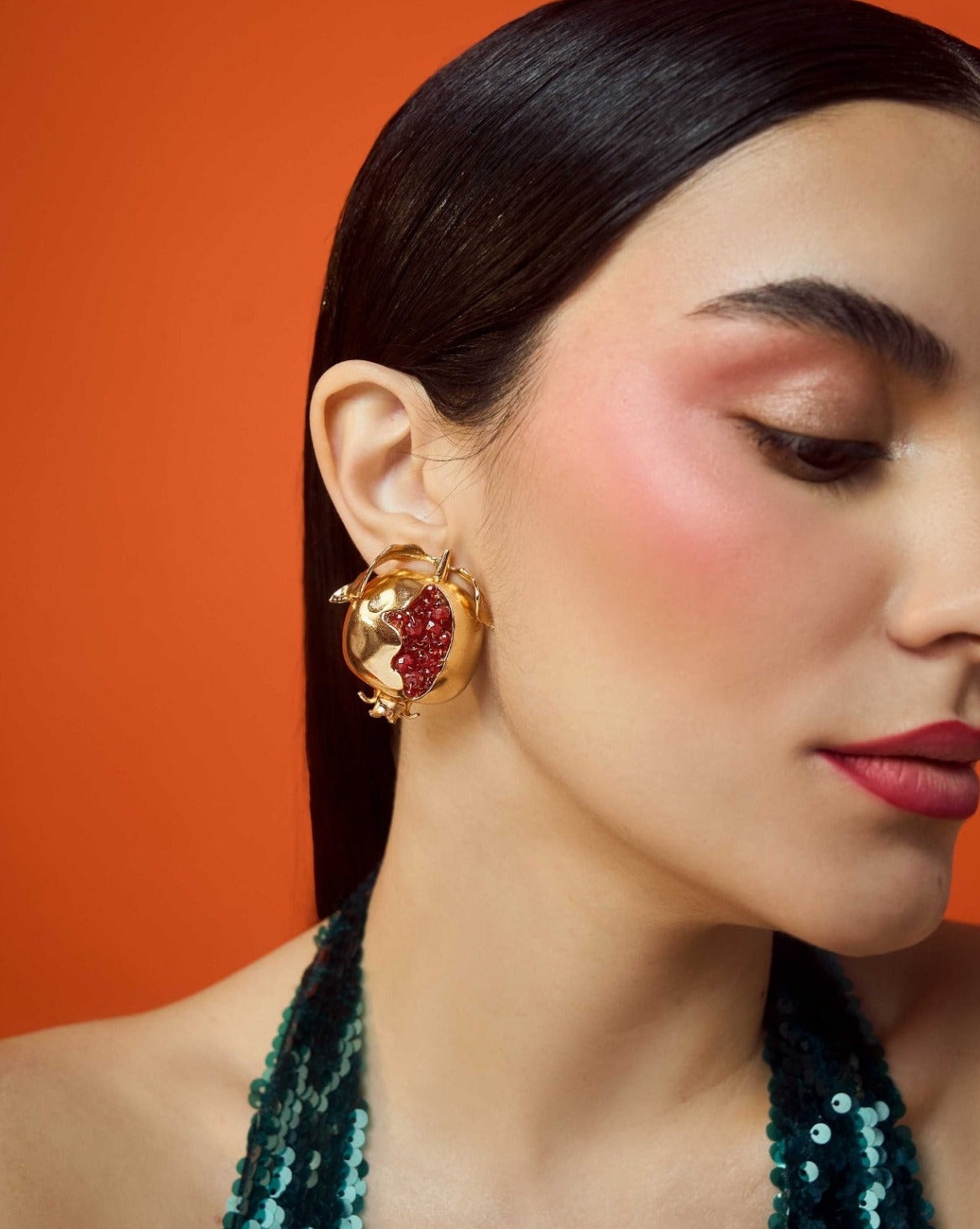 gold plated jhumka earrings for women