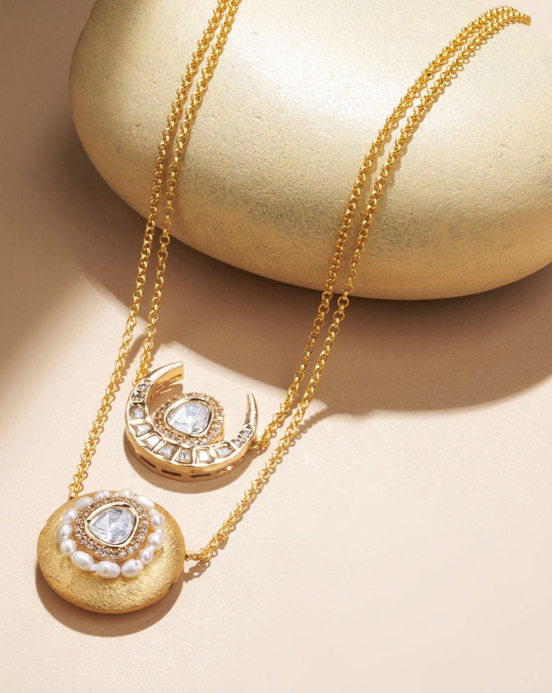 Iridescent Pearl Necklace