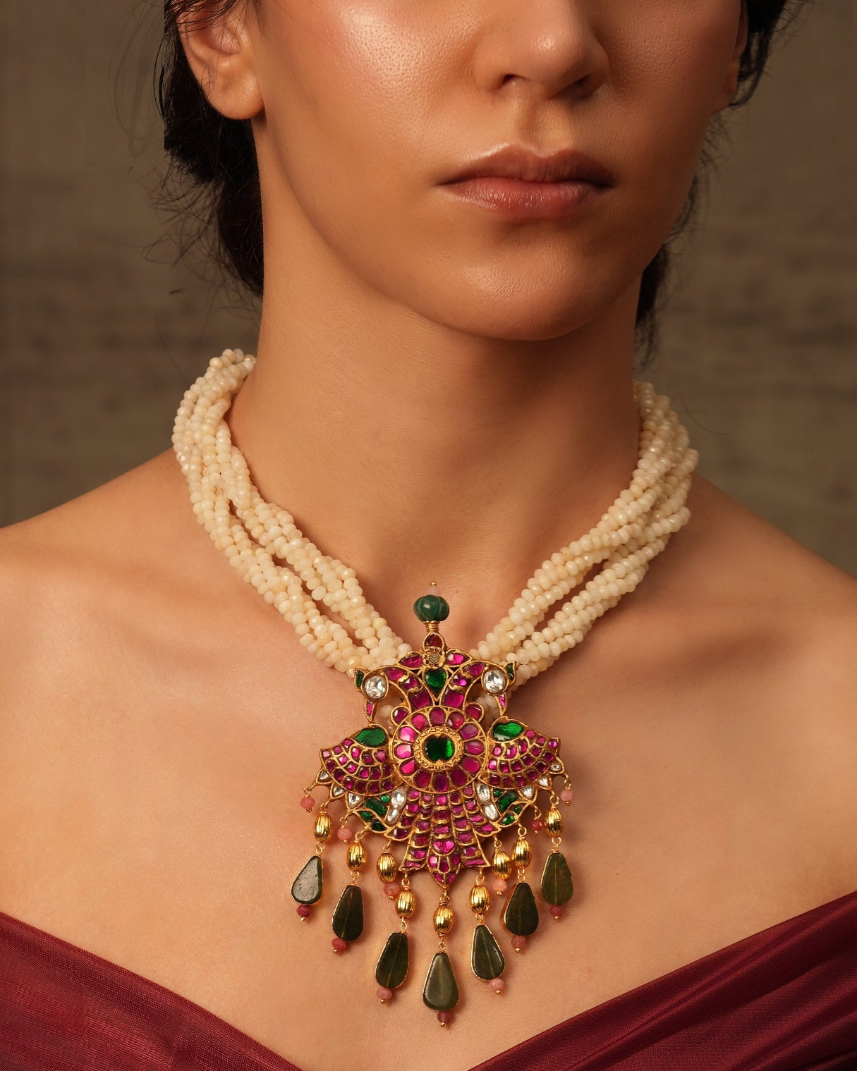 Regal Twist Layered Necklace