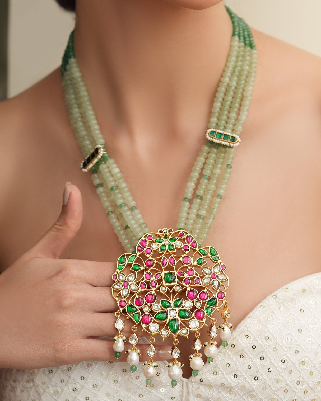 Mewar Essence Beaded Necklace