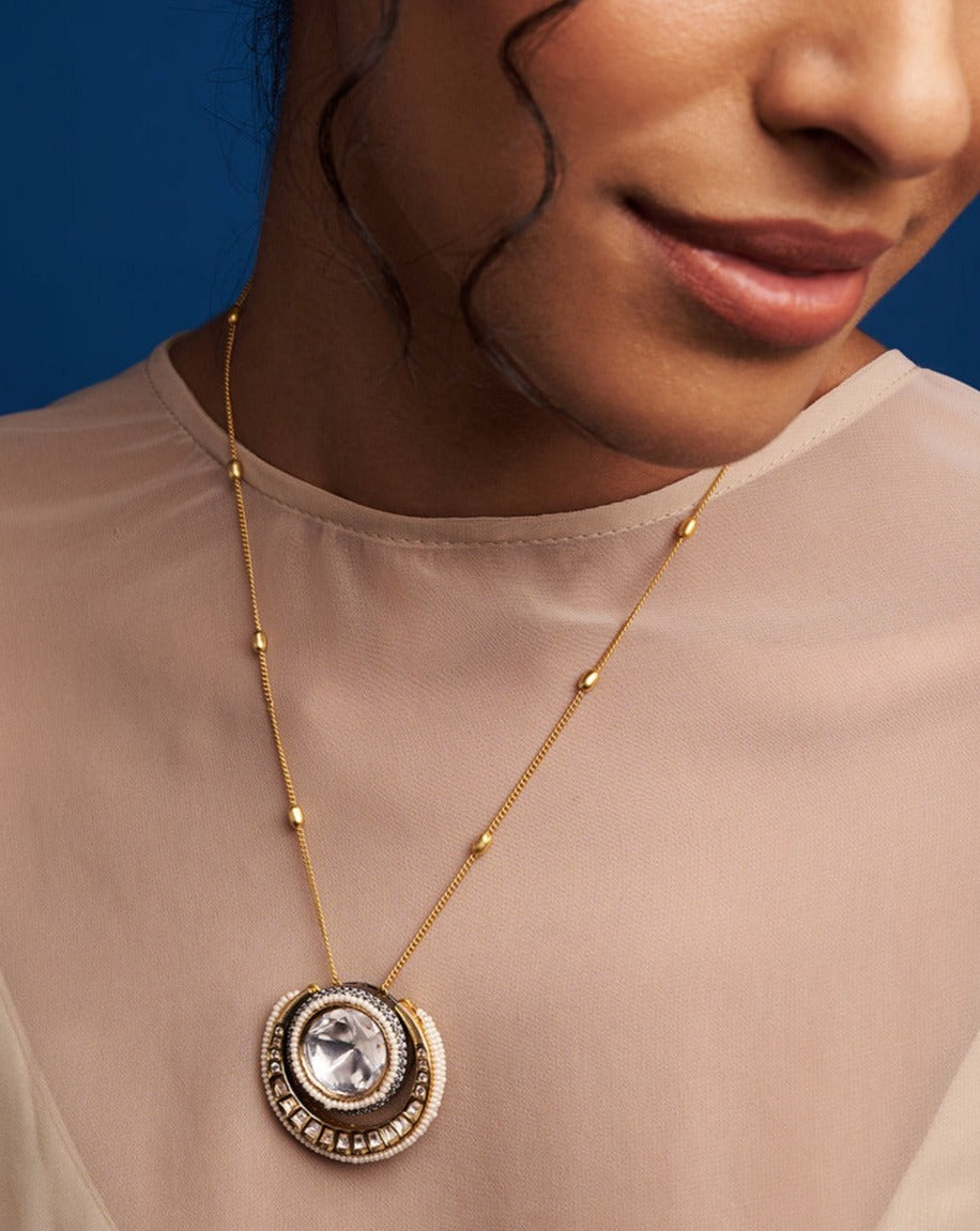Polki Pendant Necklace