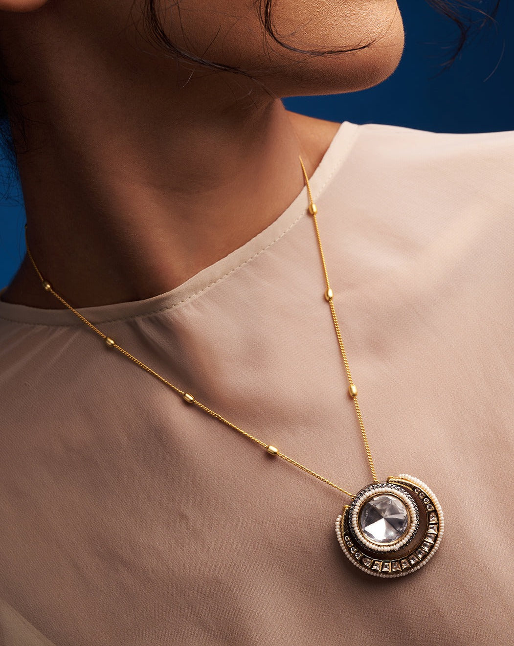 Polki Pendant Necklace