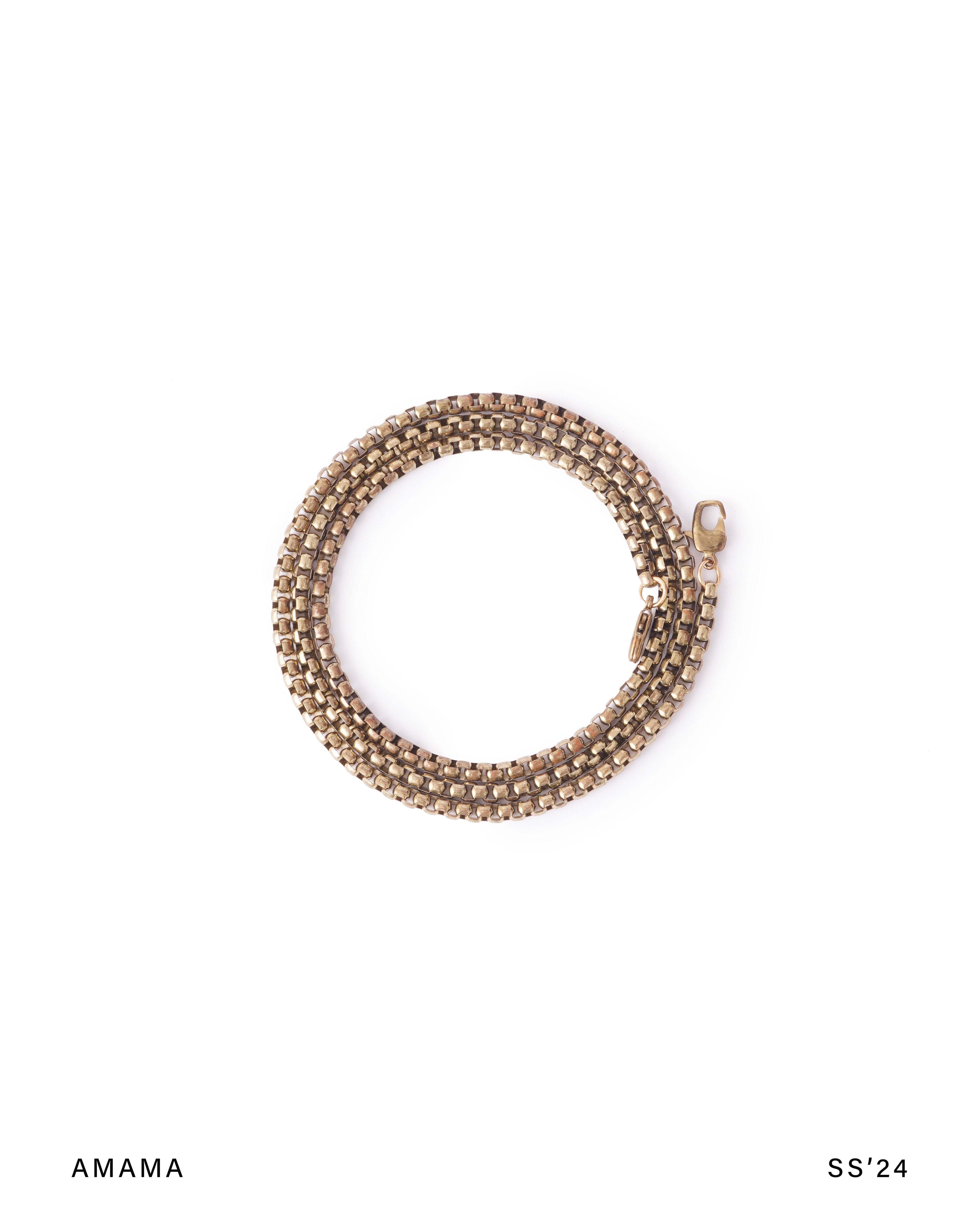 Luna Plaided clutch in light gold