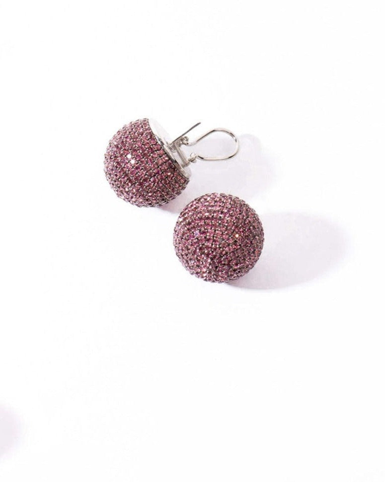 Nano Aurora Studs In Lilac