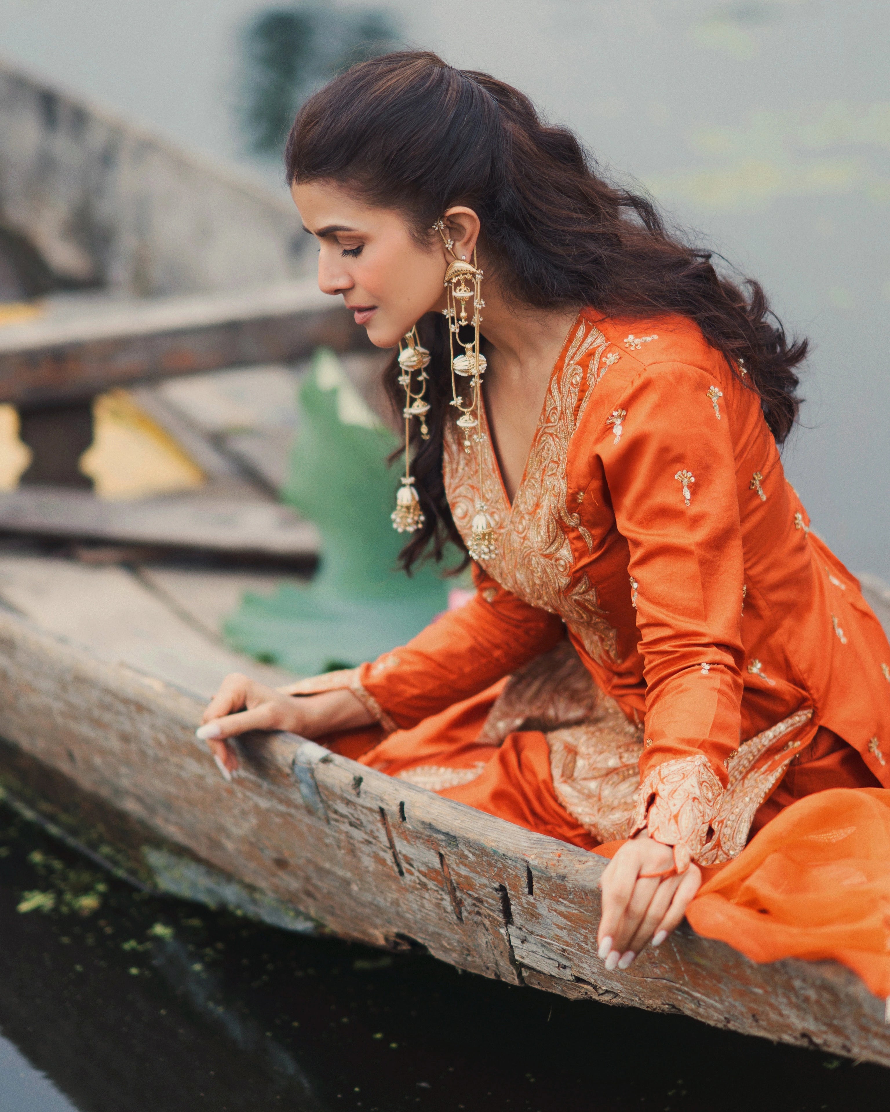 Shikara Kashmiri Jhumkas