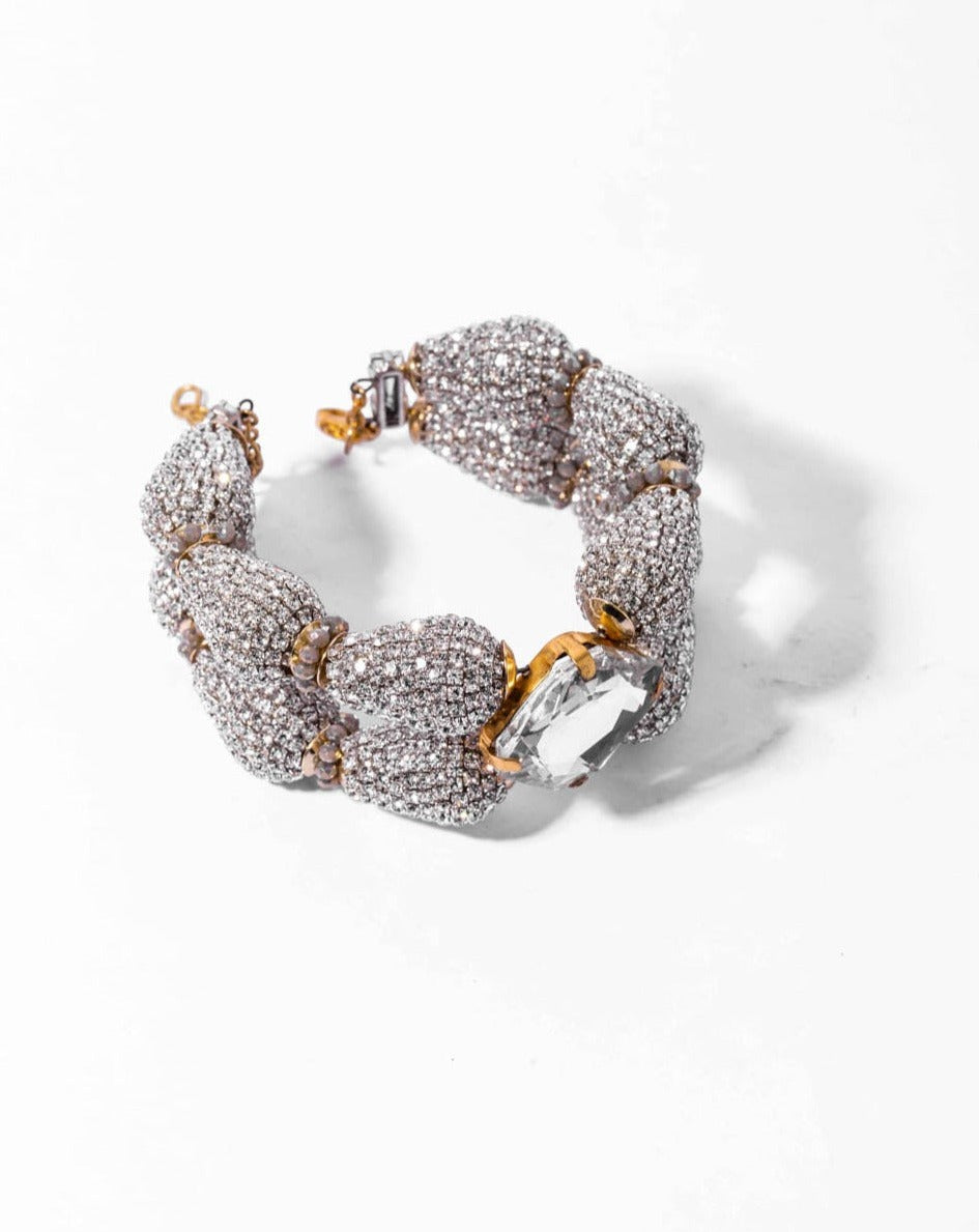 Pyrus Bracelet In Sparkling White Amama