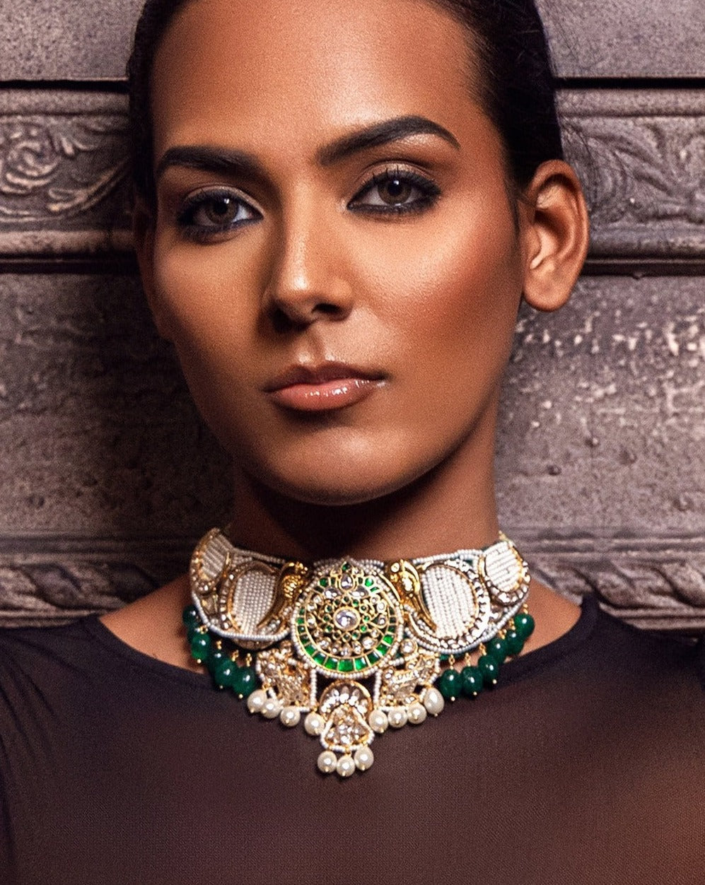 Multi Colour Evermore Pearls Choker Set