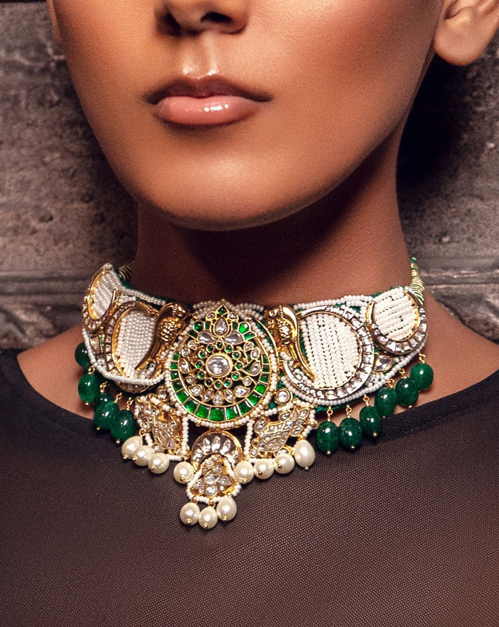 Multi Colour Evermore Pearls Choker Set