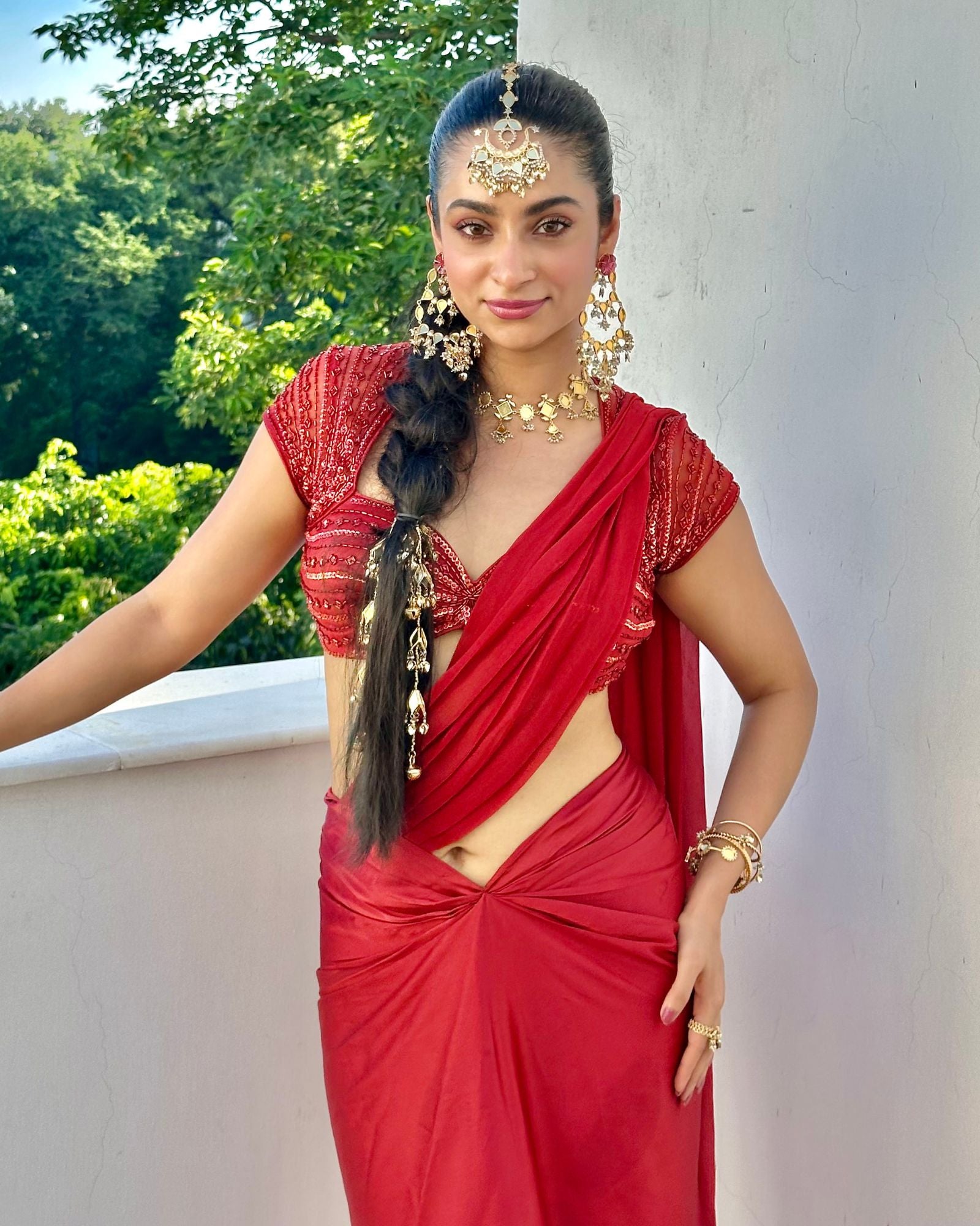 Sheeshmahal Passa Earrings