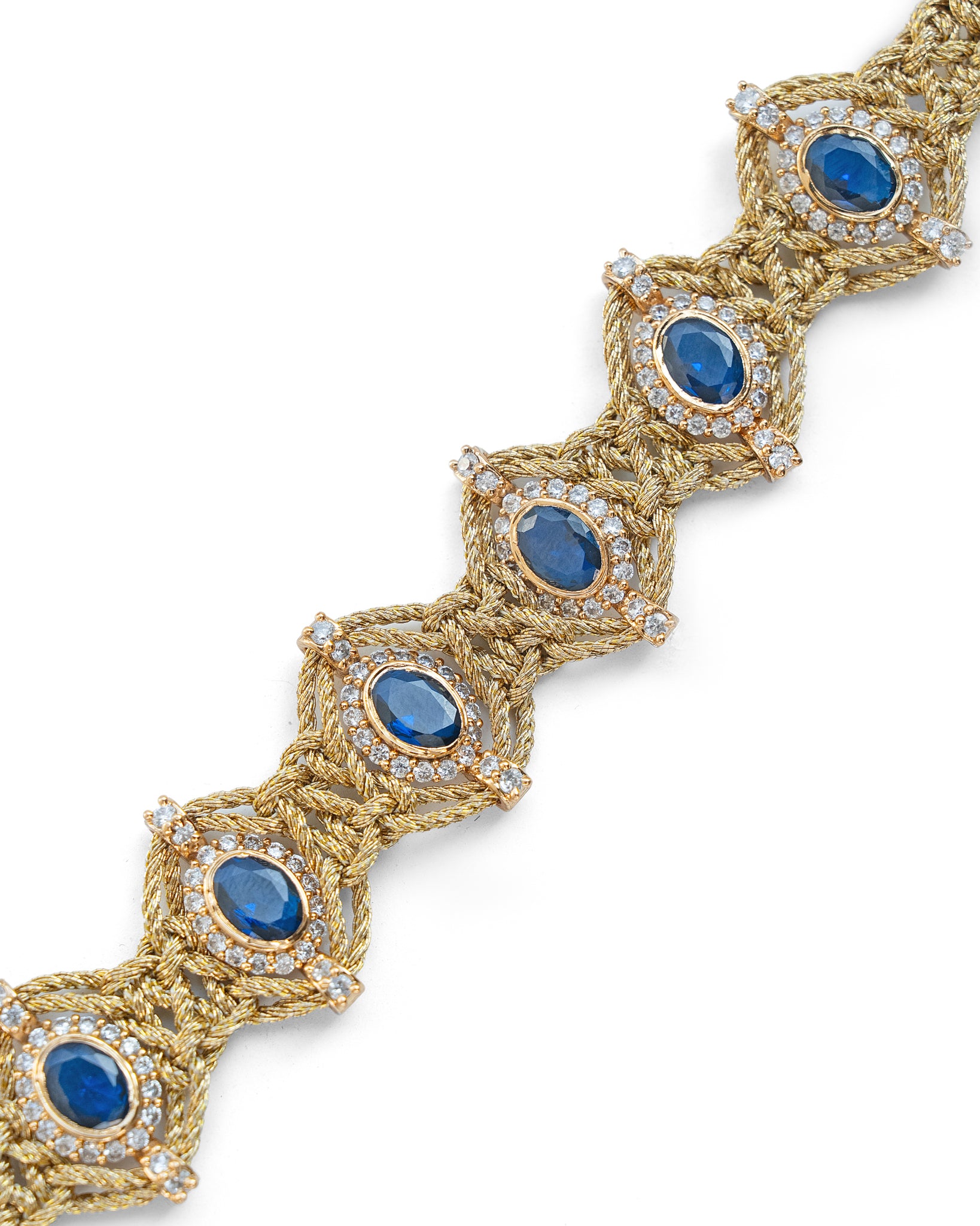 Aztec Sapphire Bracelet