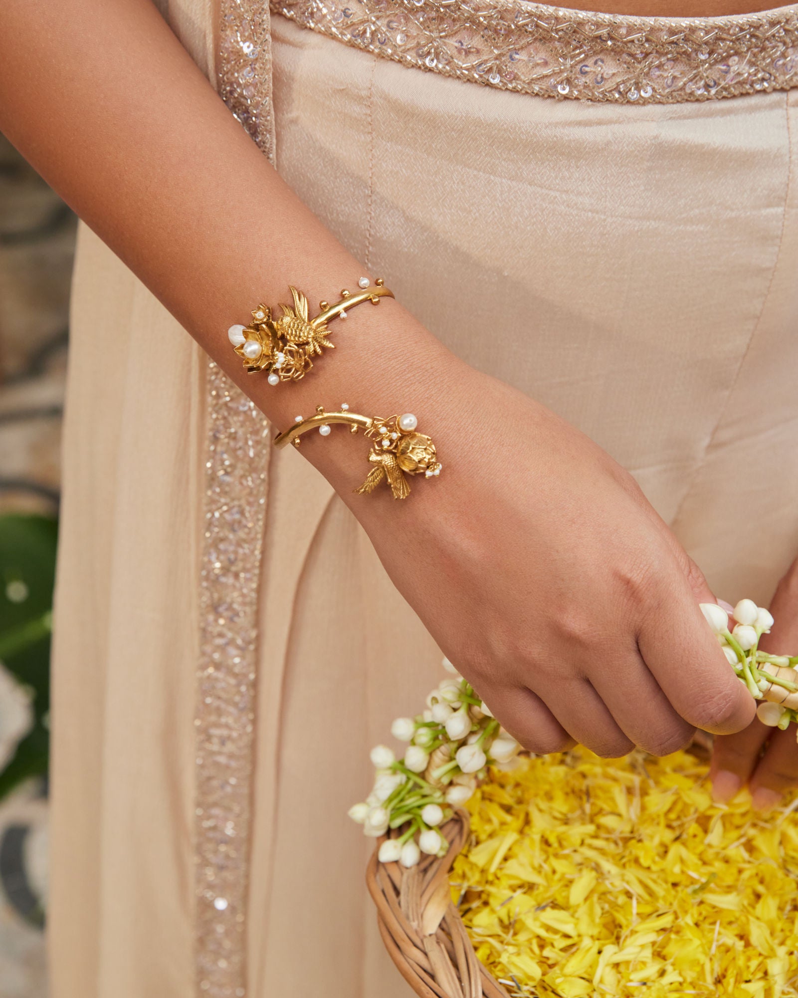 Udhtee Chidiyaa Cuff Bracelet