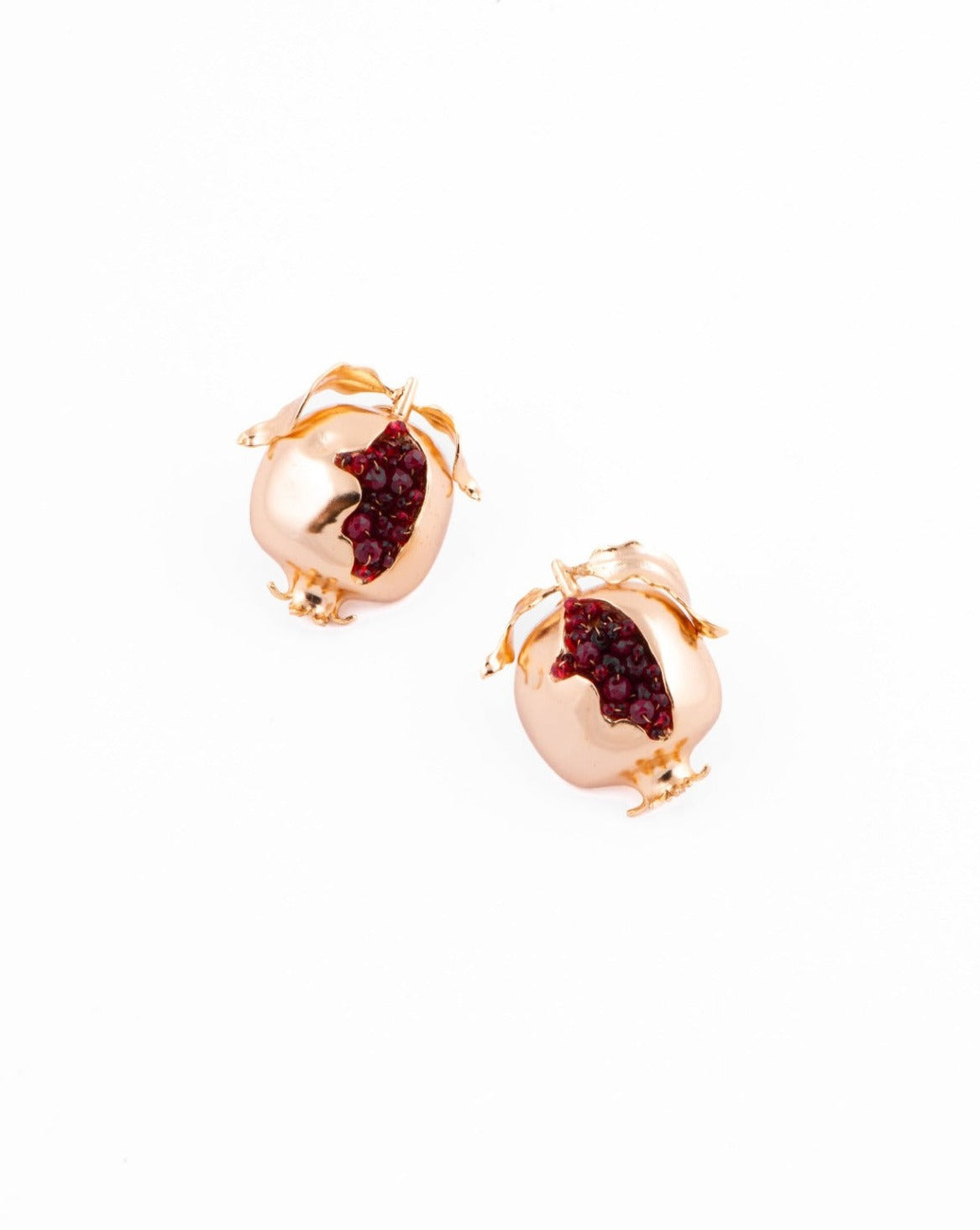 gold plated stud earrings for women