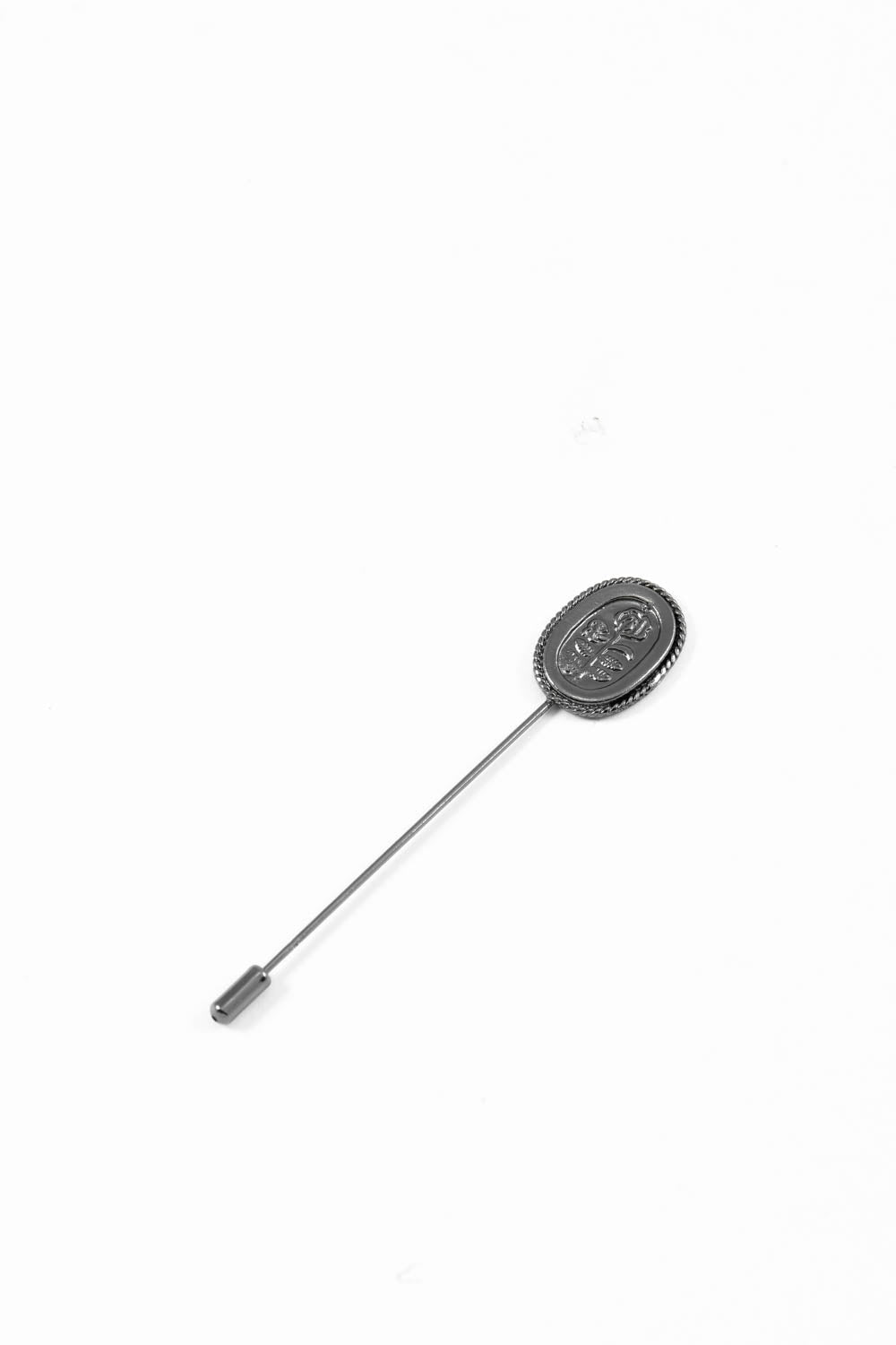 Amama,SubRosa Lapel Pin in Gunmetal