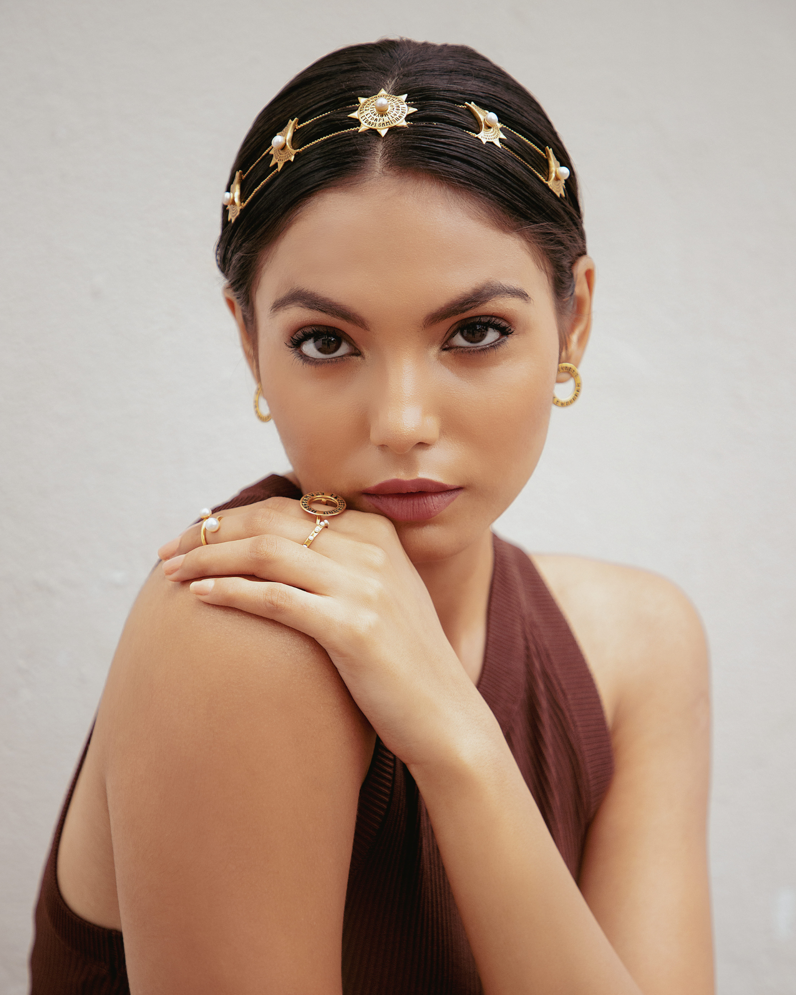 The Sun and Moon Mantra Head Gear