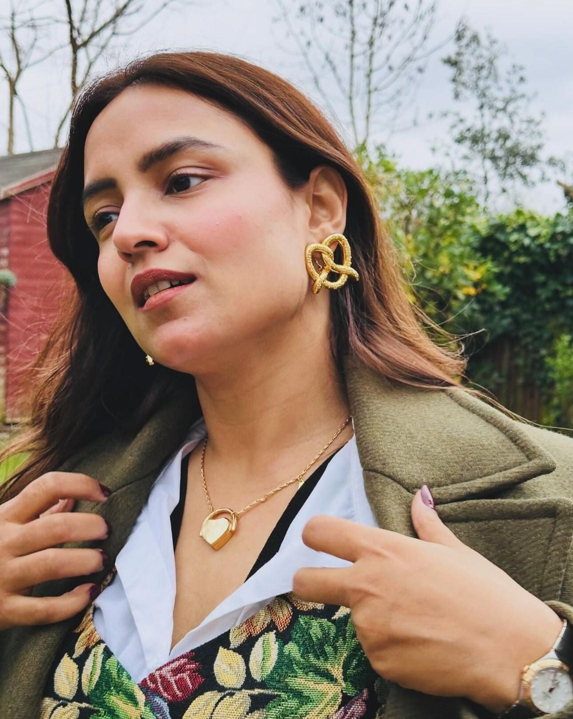 stud earrings handmade