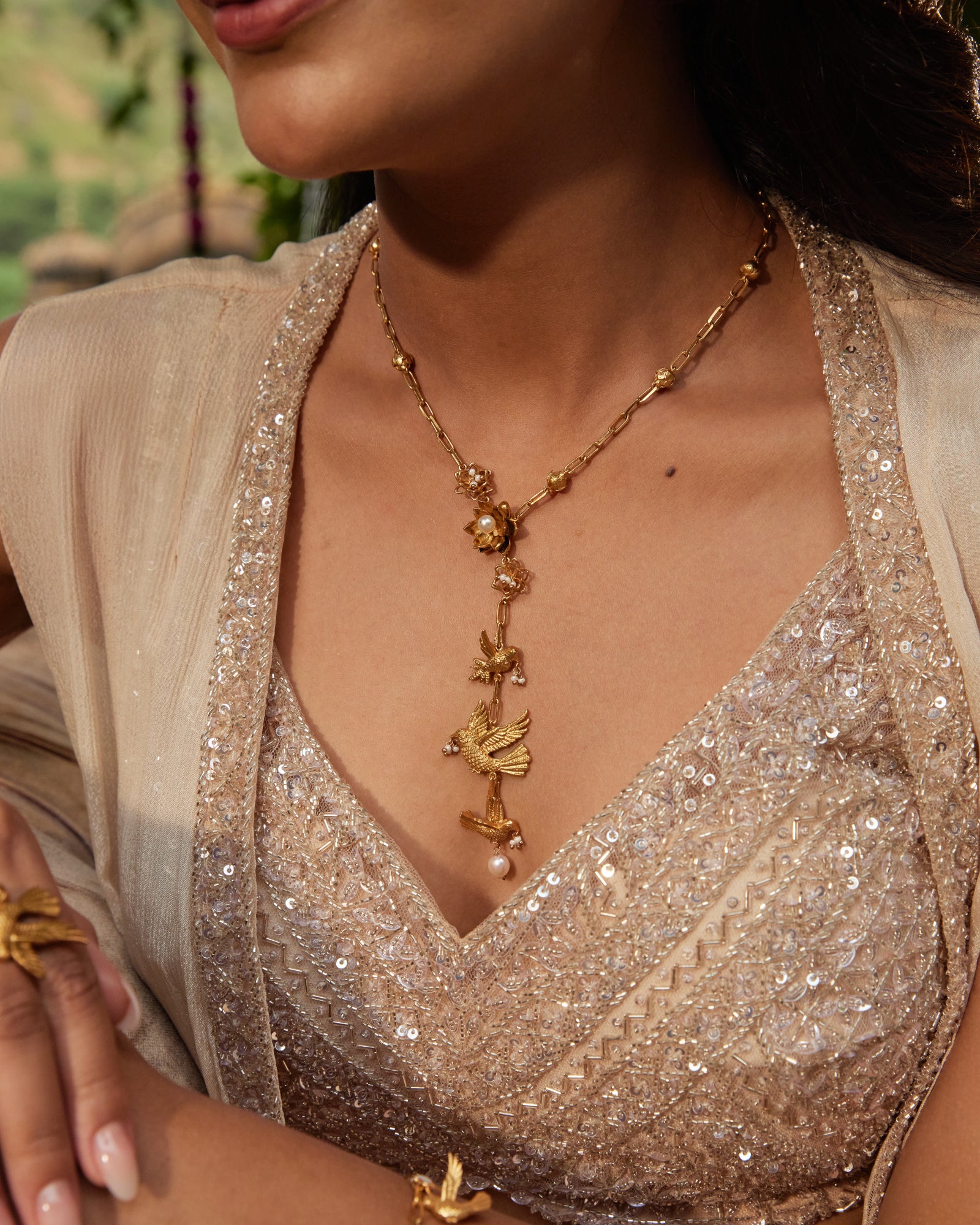 Yaadon Ka Bageecha Drop Down Neckalce