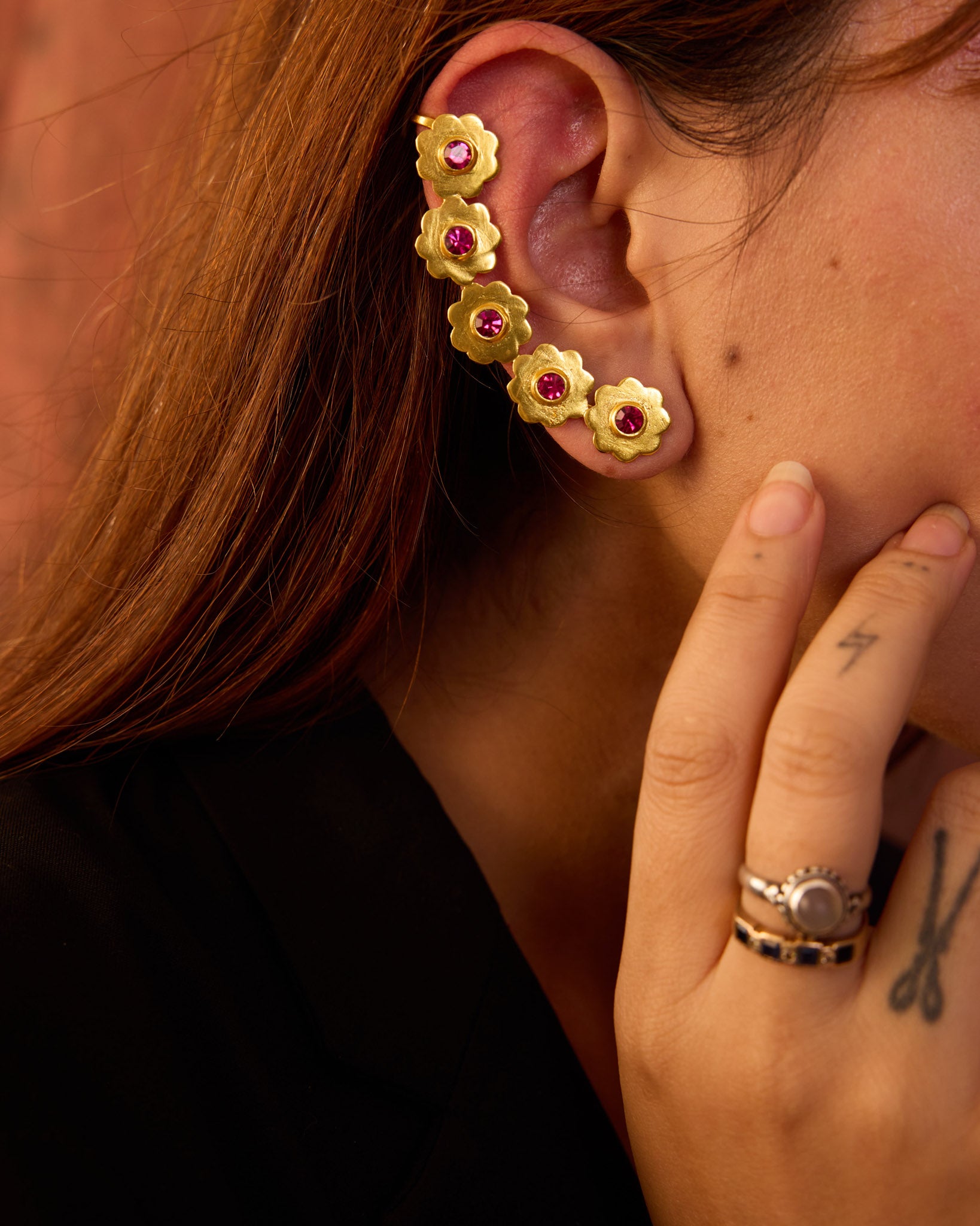 Guldastaan Earcuffs set of two