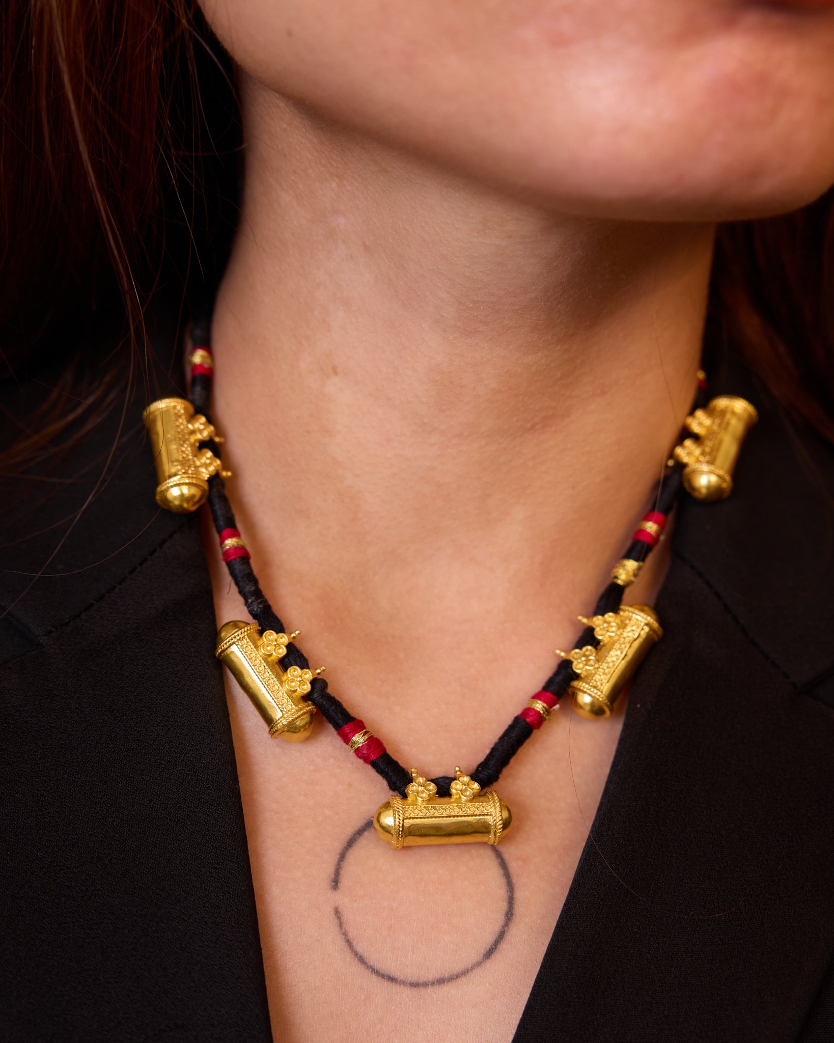 Mdaliyo Necklace Black