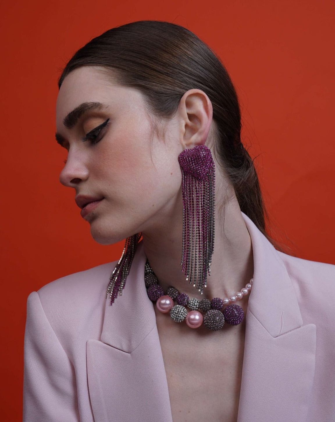 Eleanor Danglers In Ruby Red