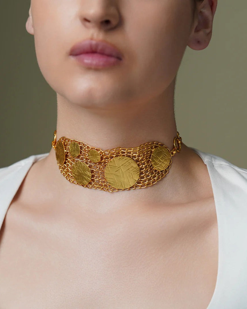 Gold Choker Necklace