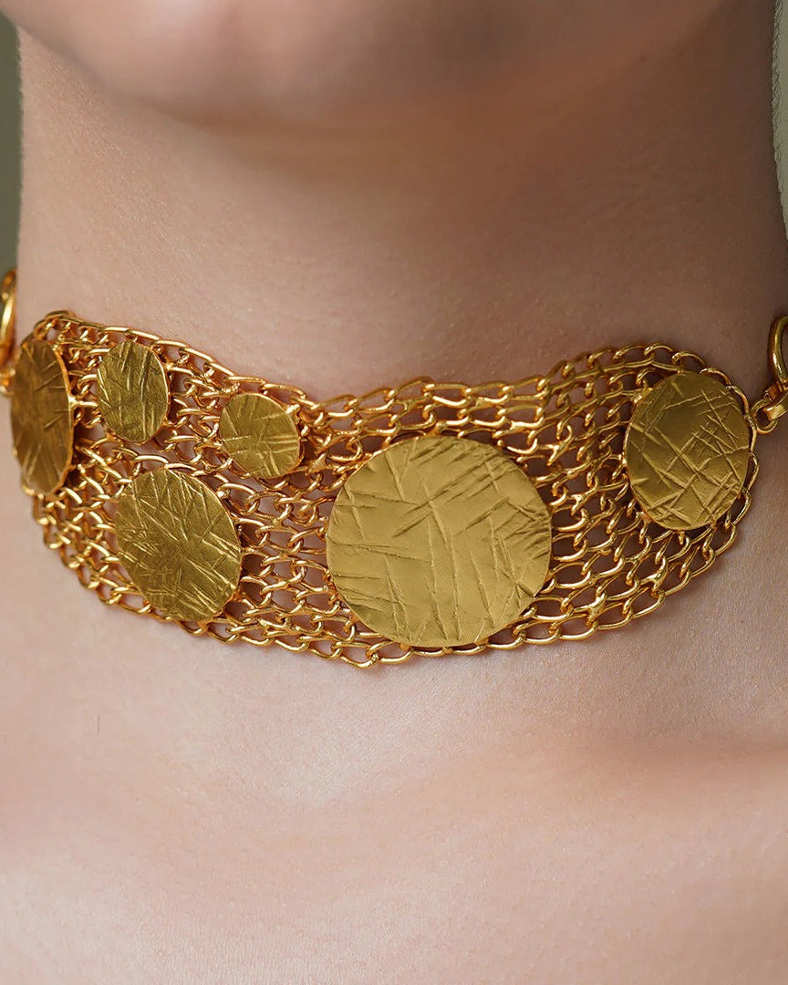 Gold Choker Necklace