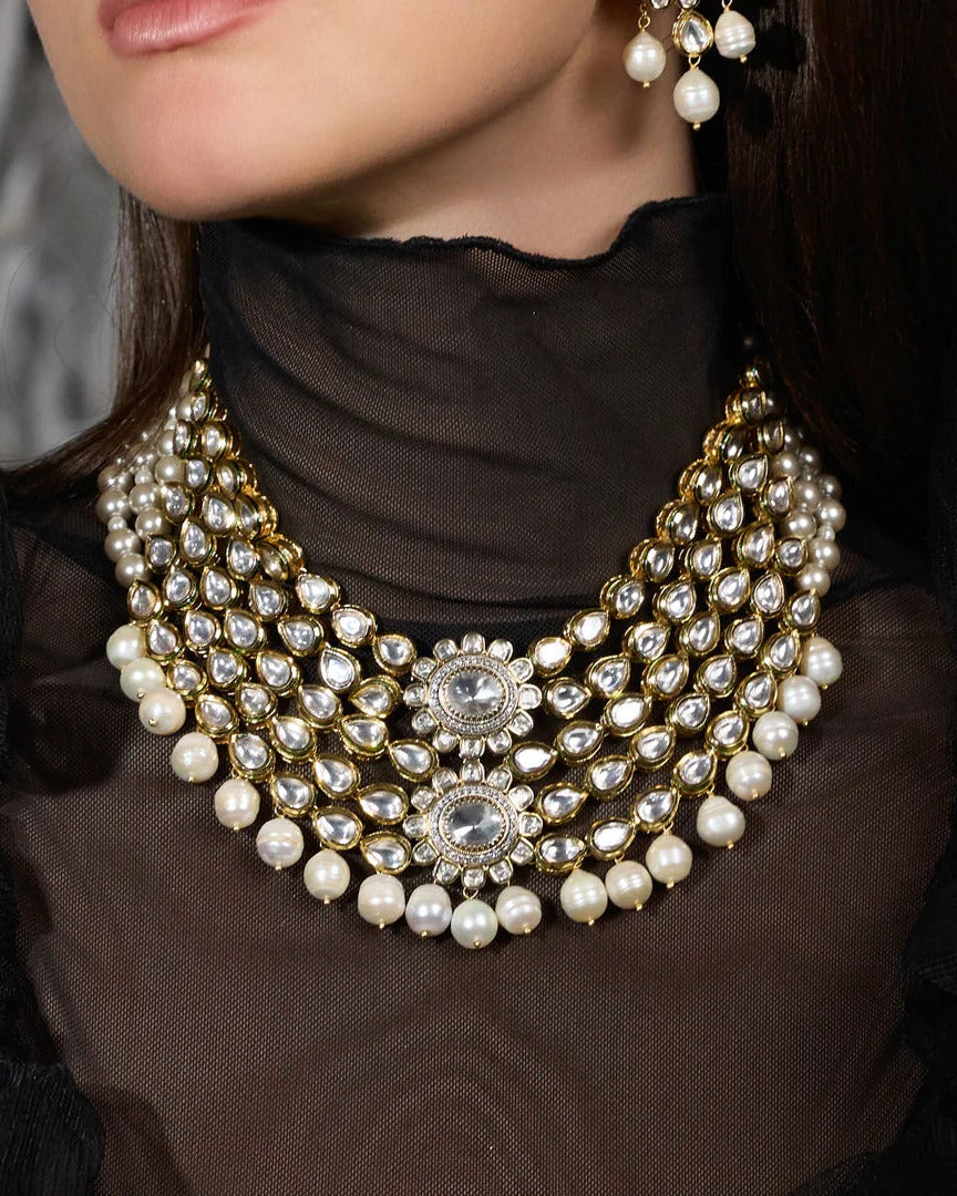 Sitara Pearl Cascade Set