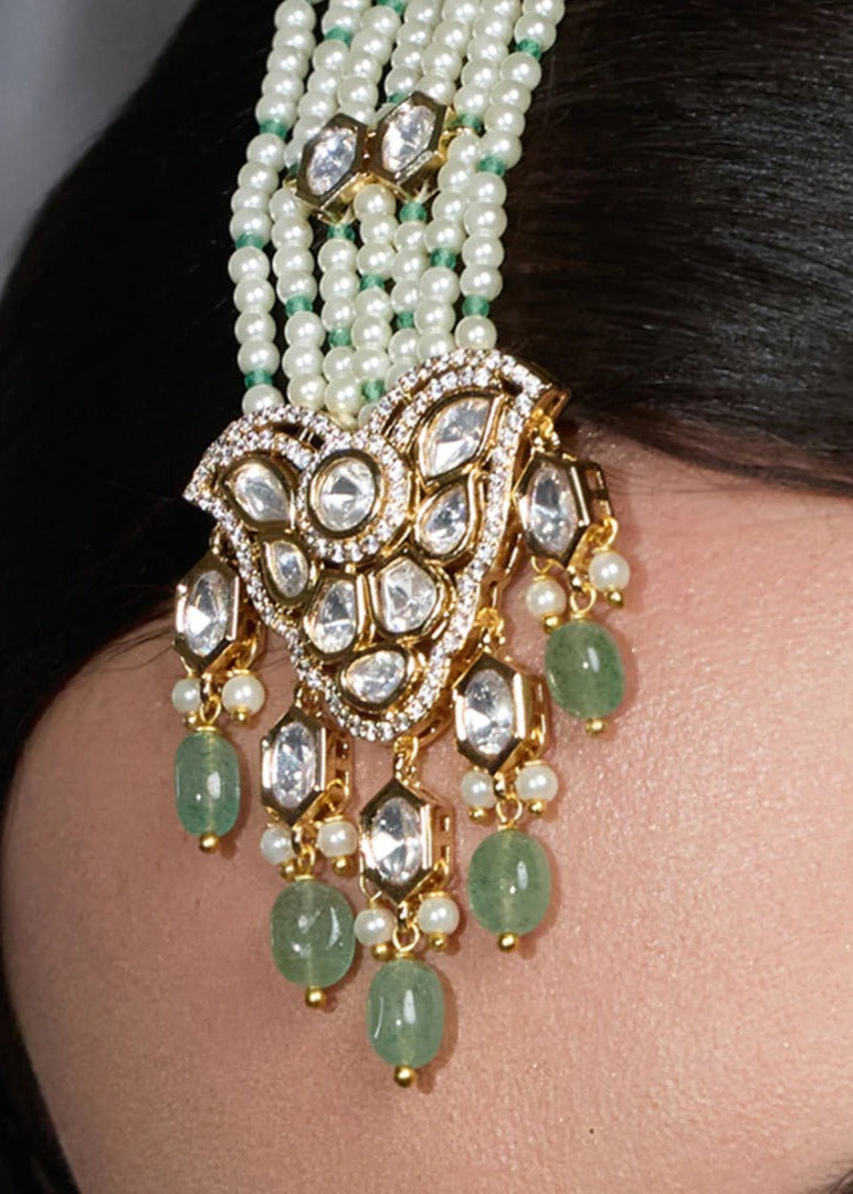 Magestic bloom Maang Tikka