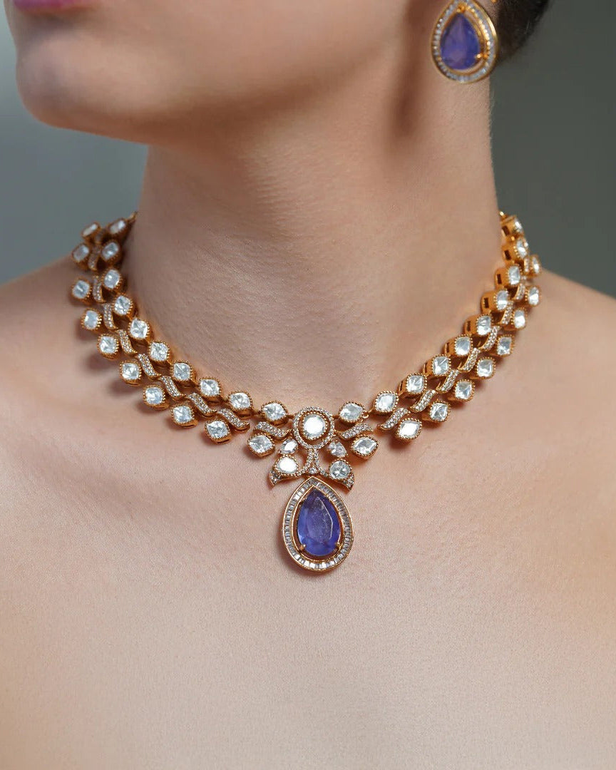 Lilac Noor Glow Necklace Set