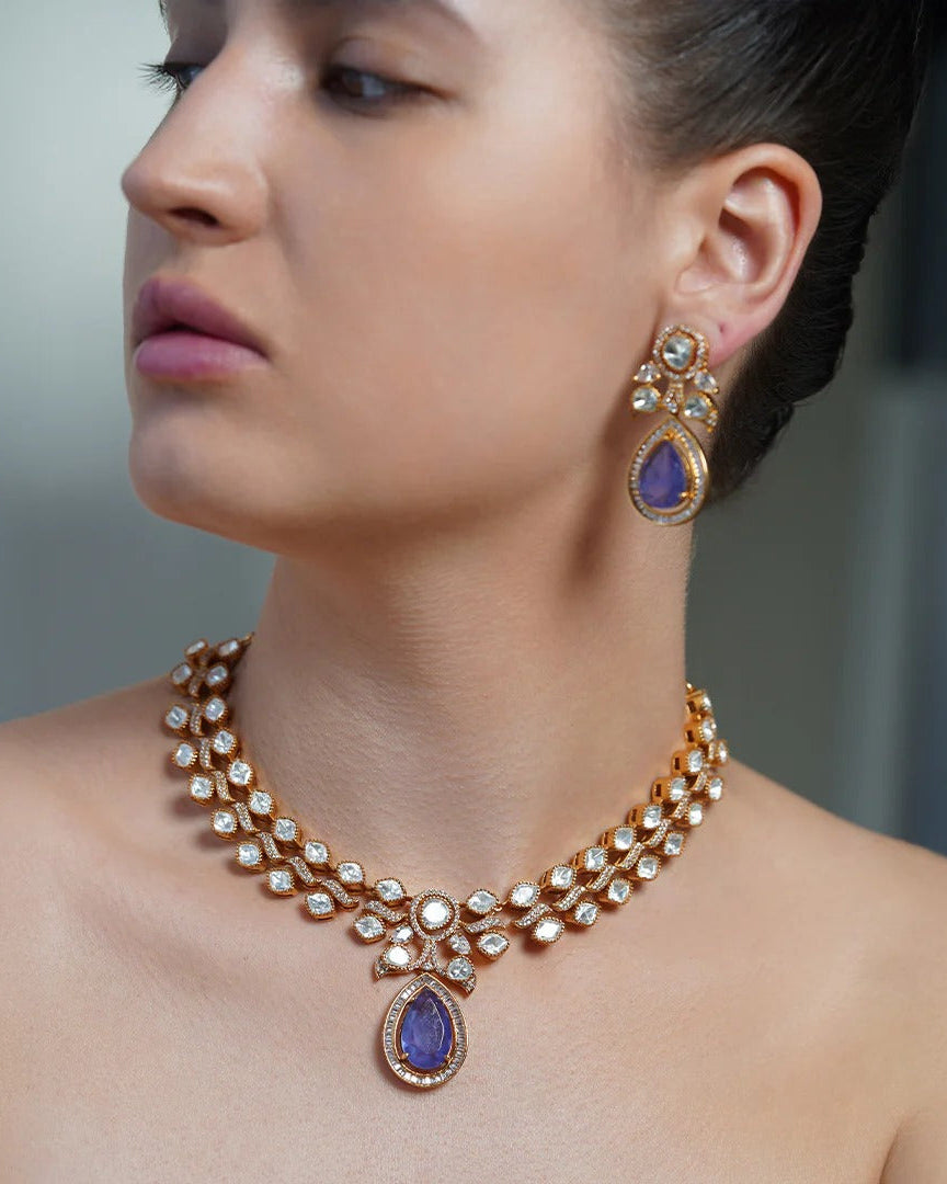 Lilac Noor Glow Necklace Set