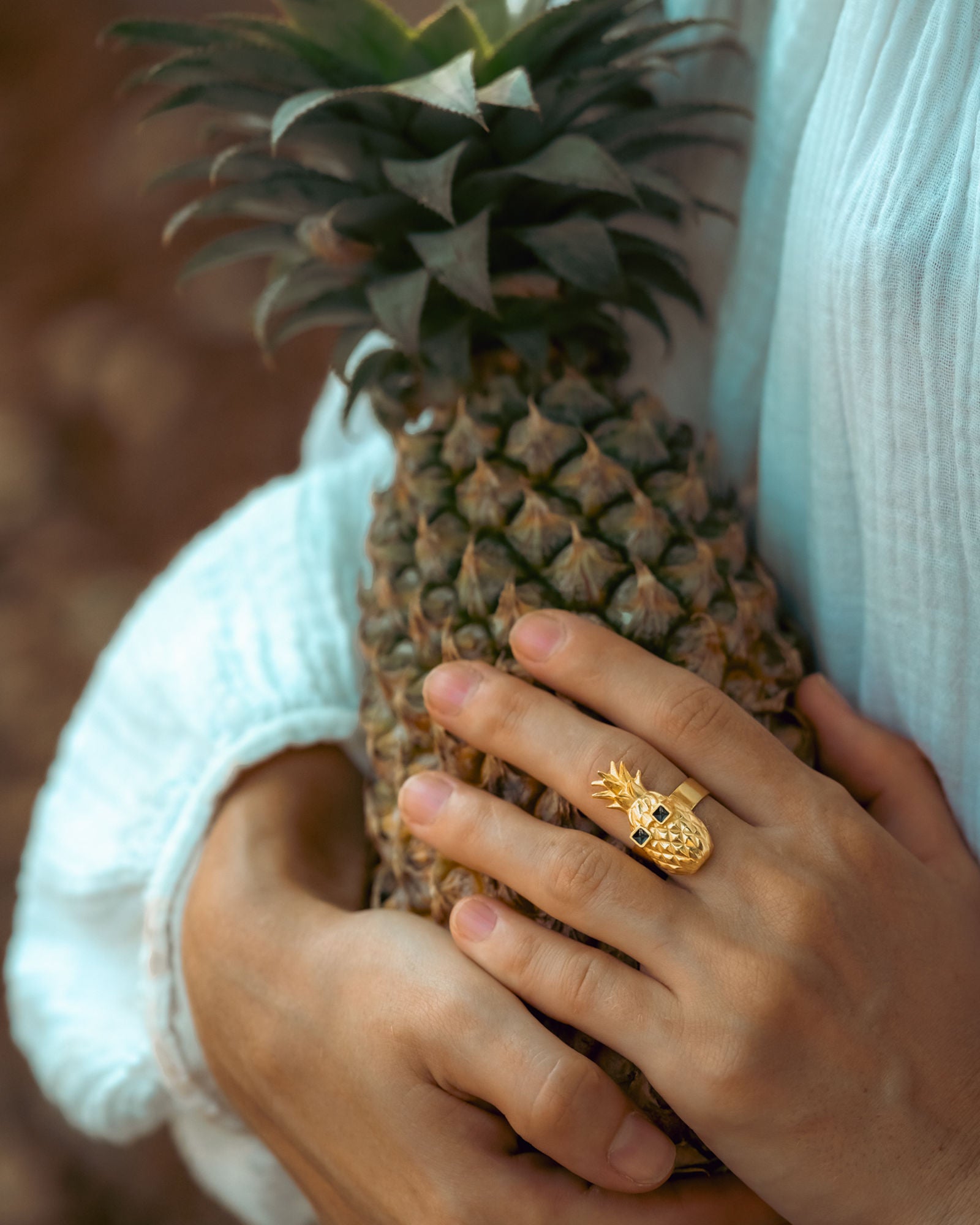 Pineapple Dude Ring
