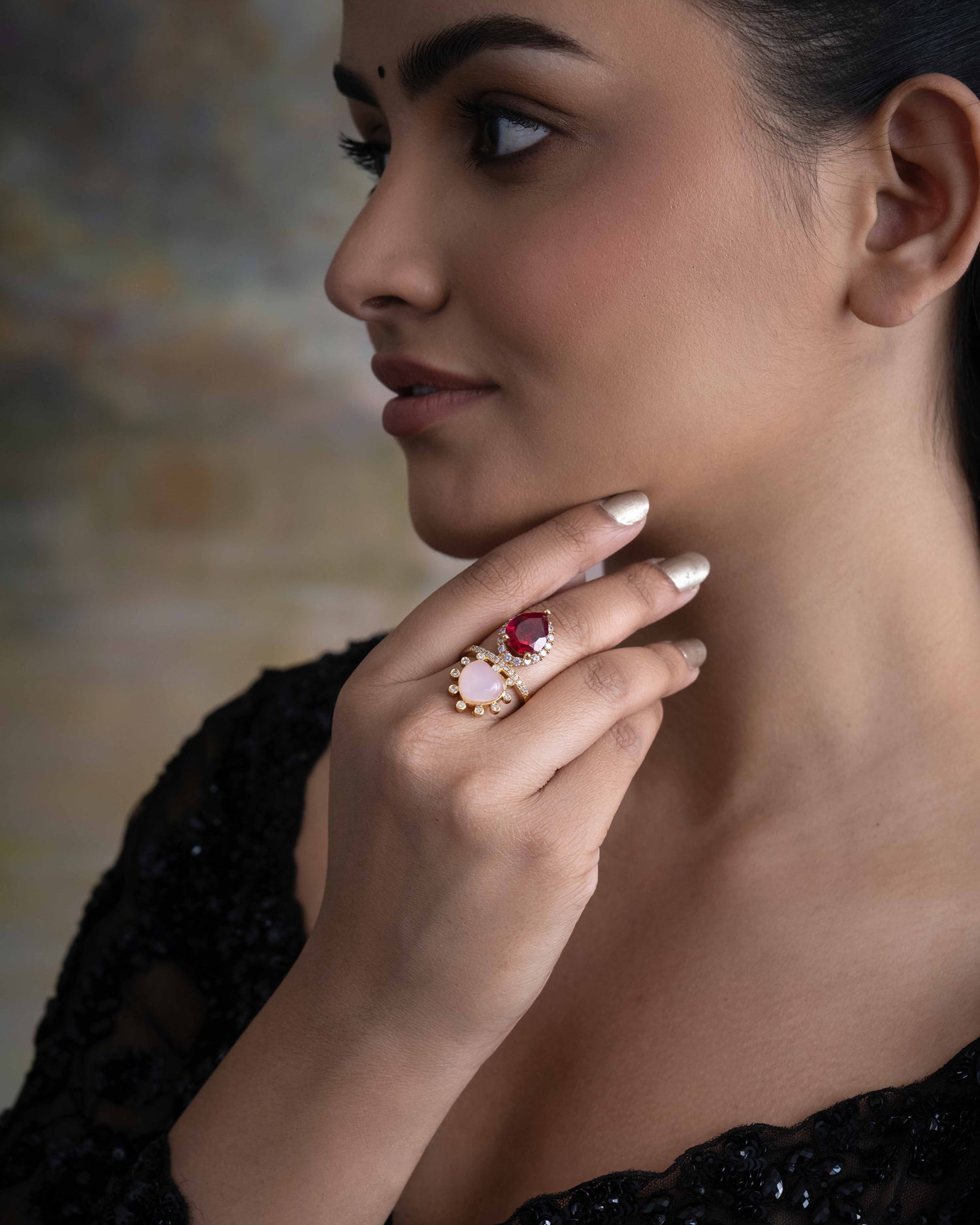 Solomon Ring In Ruby Red