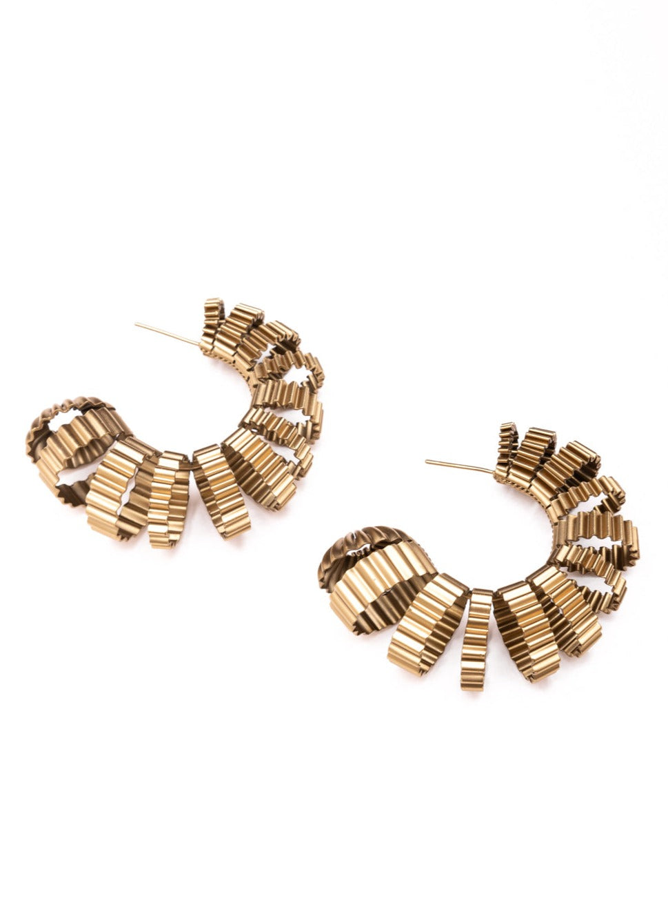 Amama,Maxima Hoops In Gold Graphite