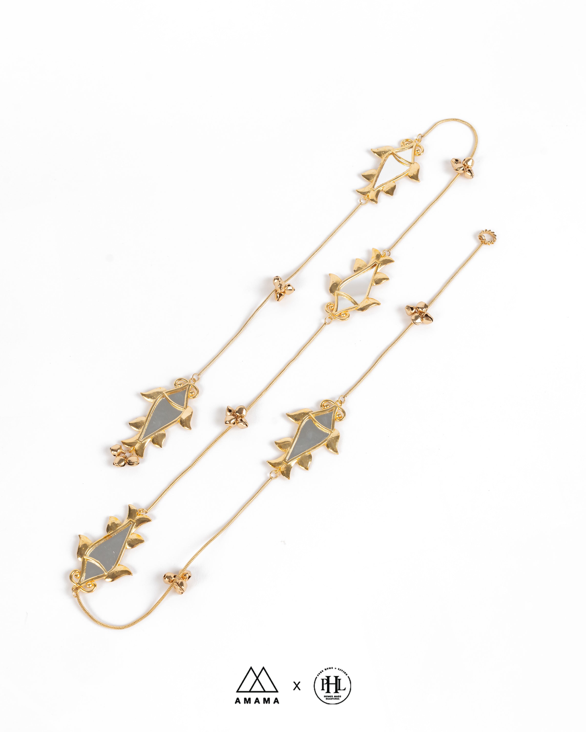 Darpan Meen Side Hangings (set of 2)