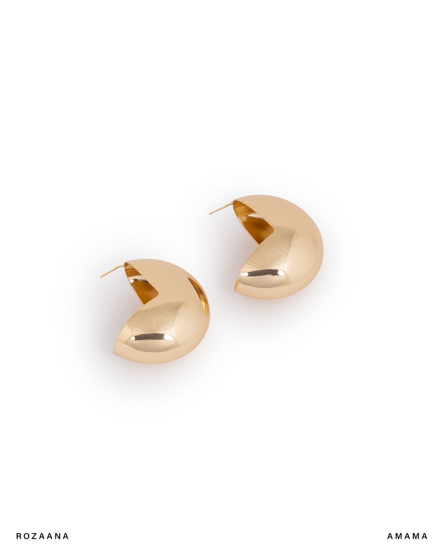 Julie Studs in Gold