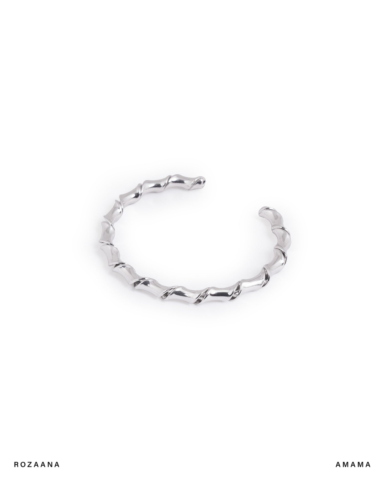 Nila cuff in Chrome