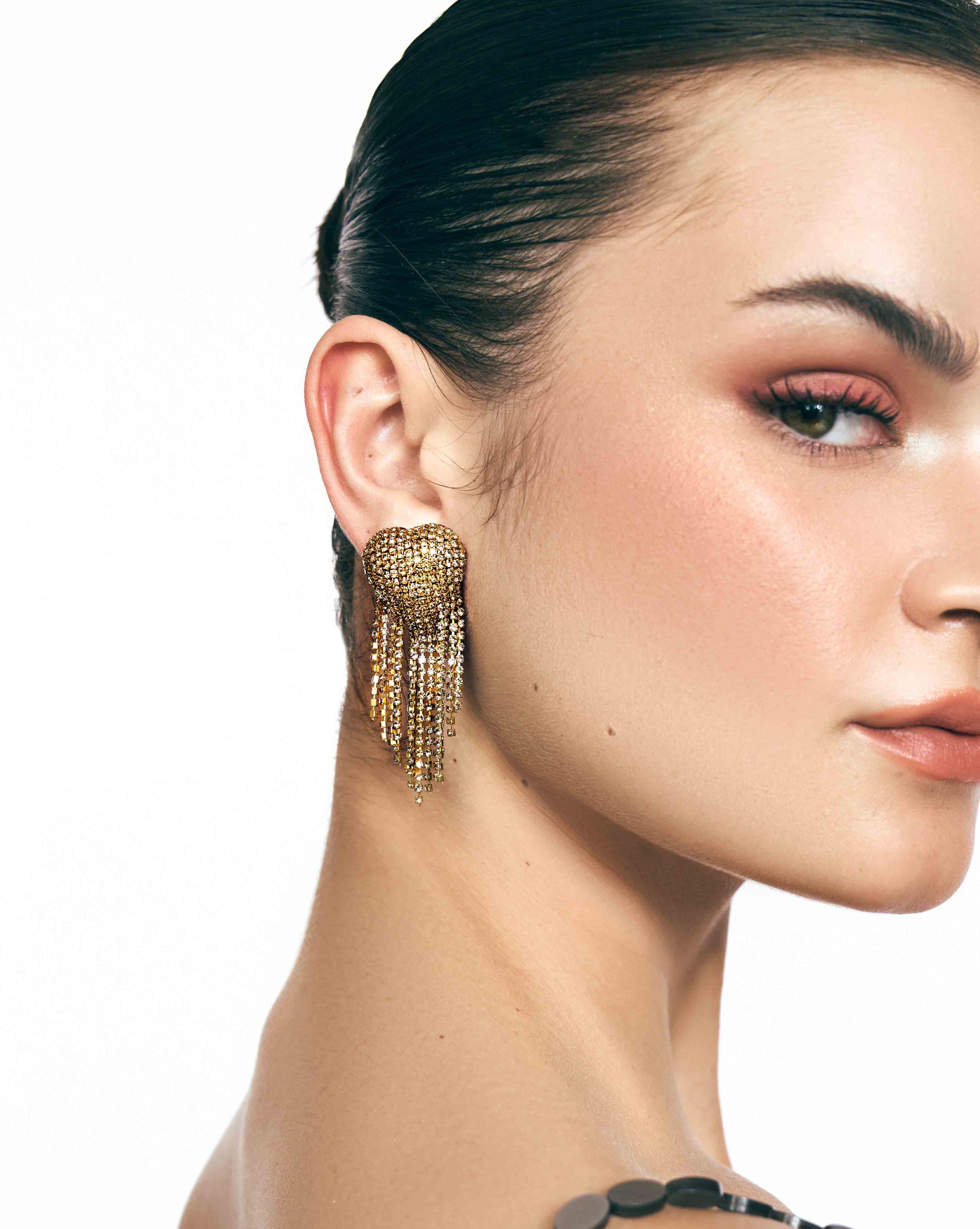 Eleanor Danglers in Champagne Gold