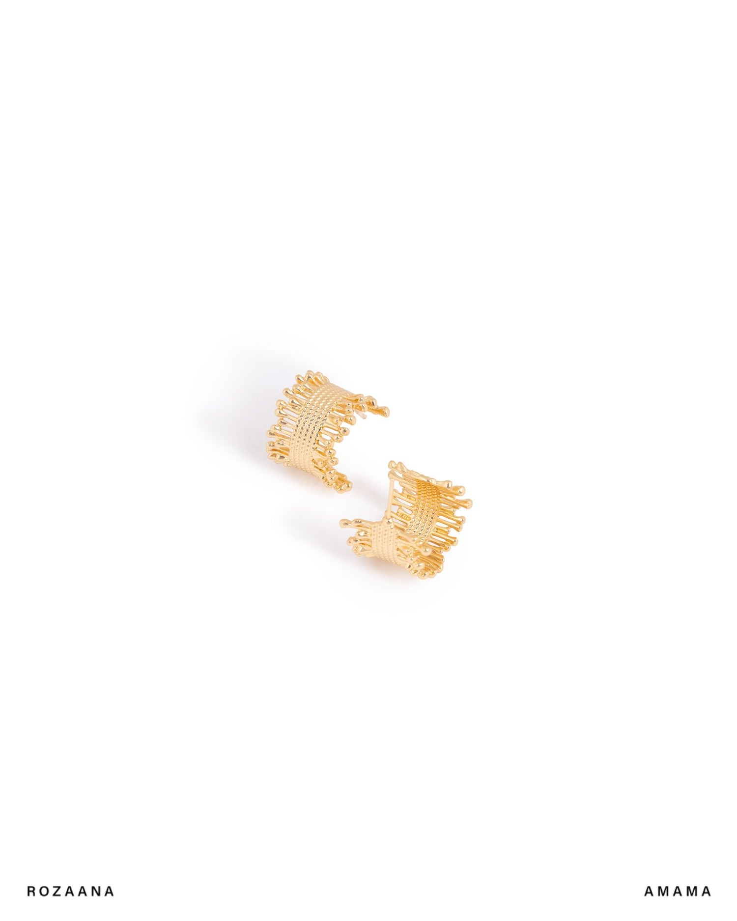 Anvi Hoops in Gold