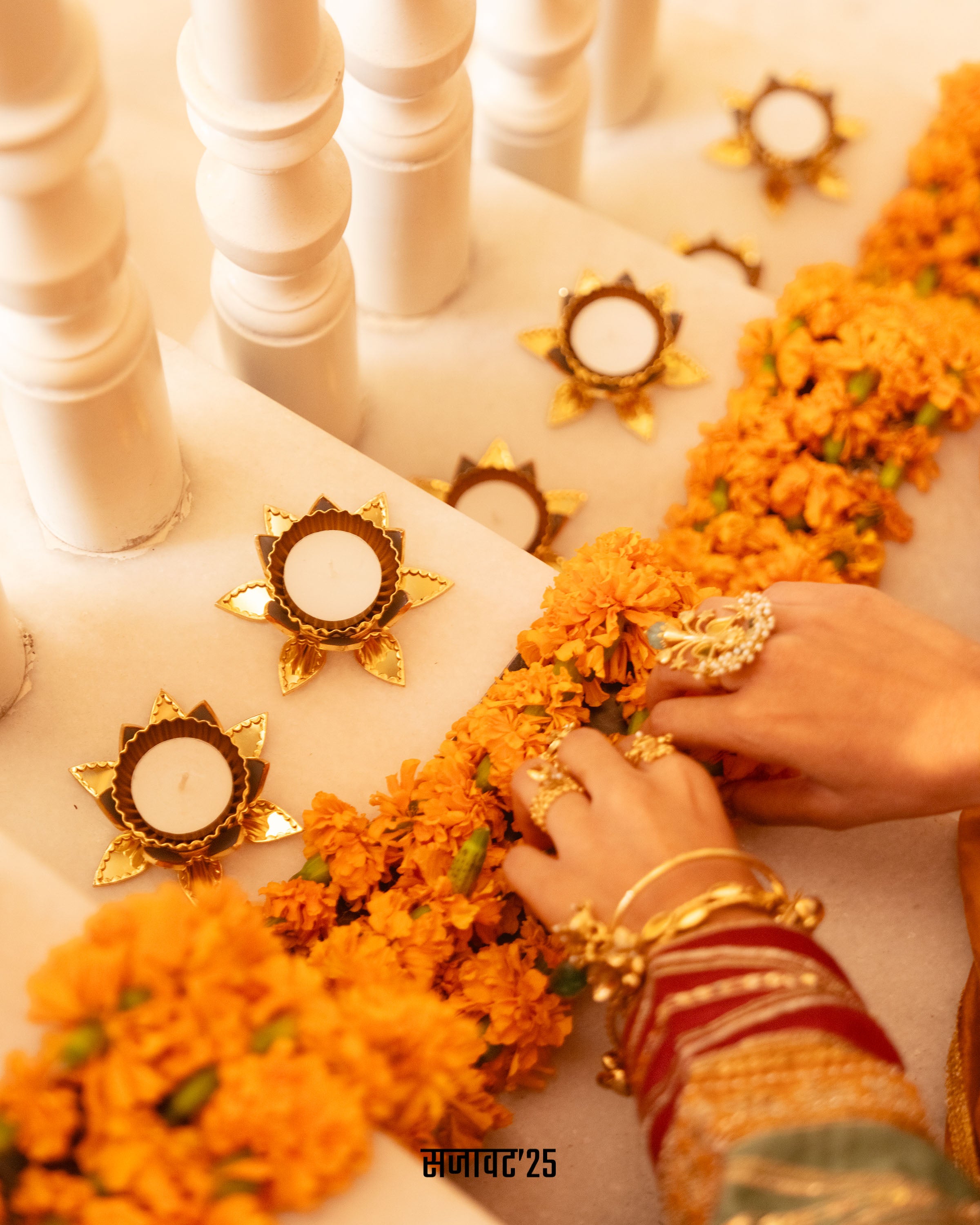 Padmaja Tealight Holders (set of 2)