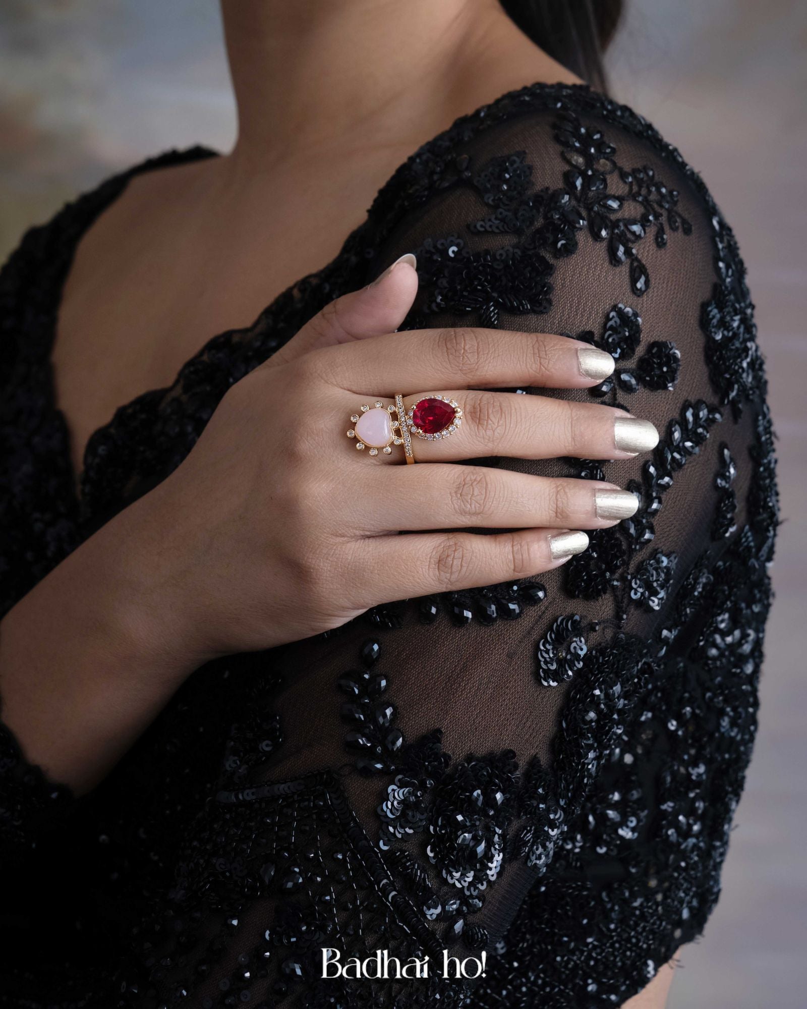 Solomon Ring In Ruby Red