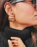 amama gold earrings
