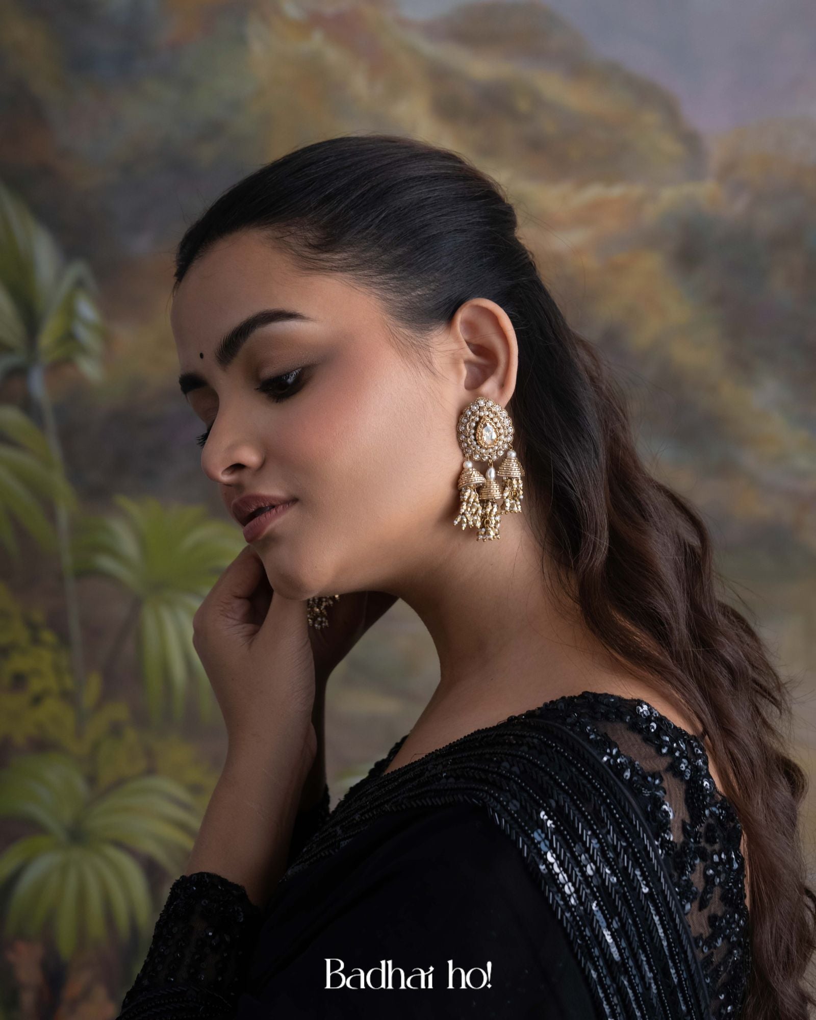 Jharokha Drop Earrings