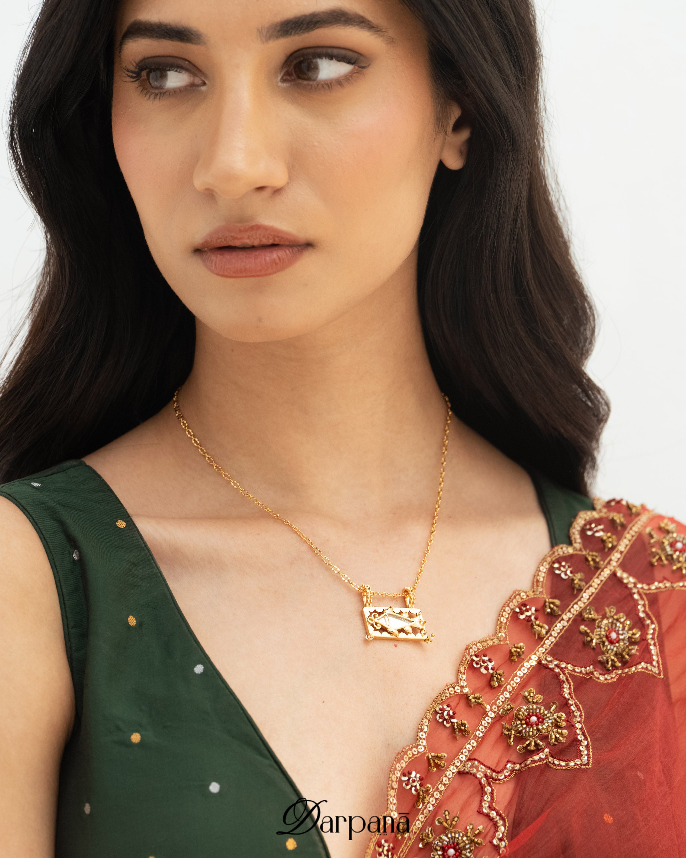 Sheeshmahal Layered Pendant